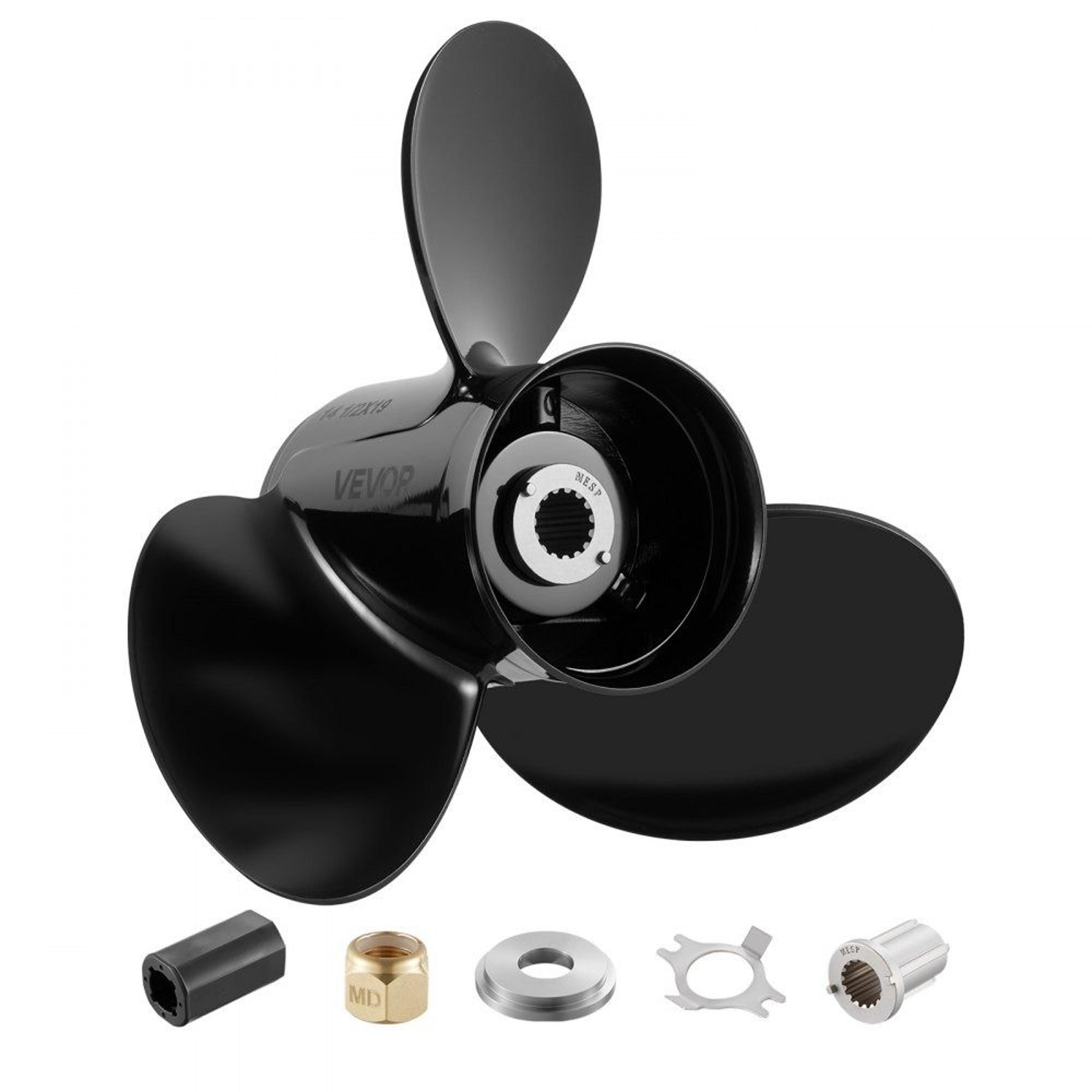 3 Blade Aluminum Outboard Propeller For Mercury Mariner 135 300 HP Engines 7