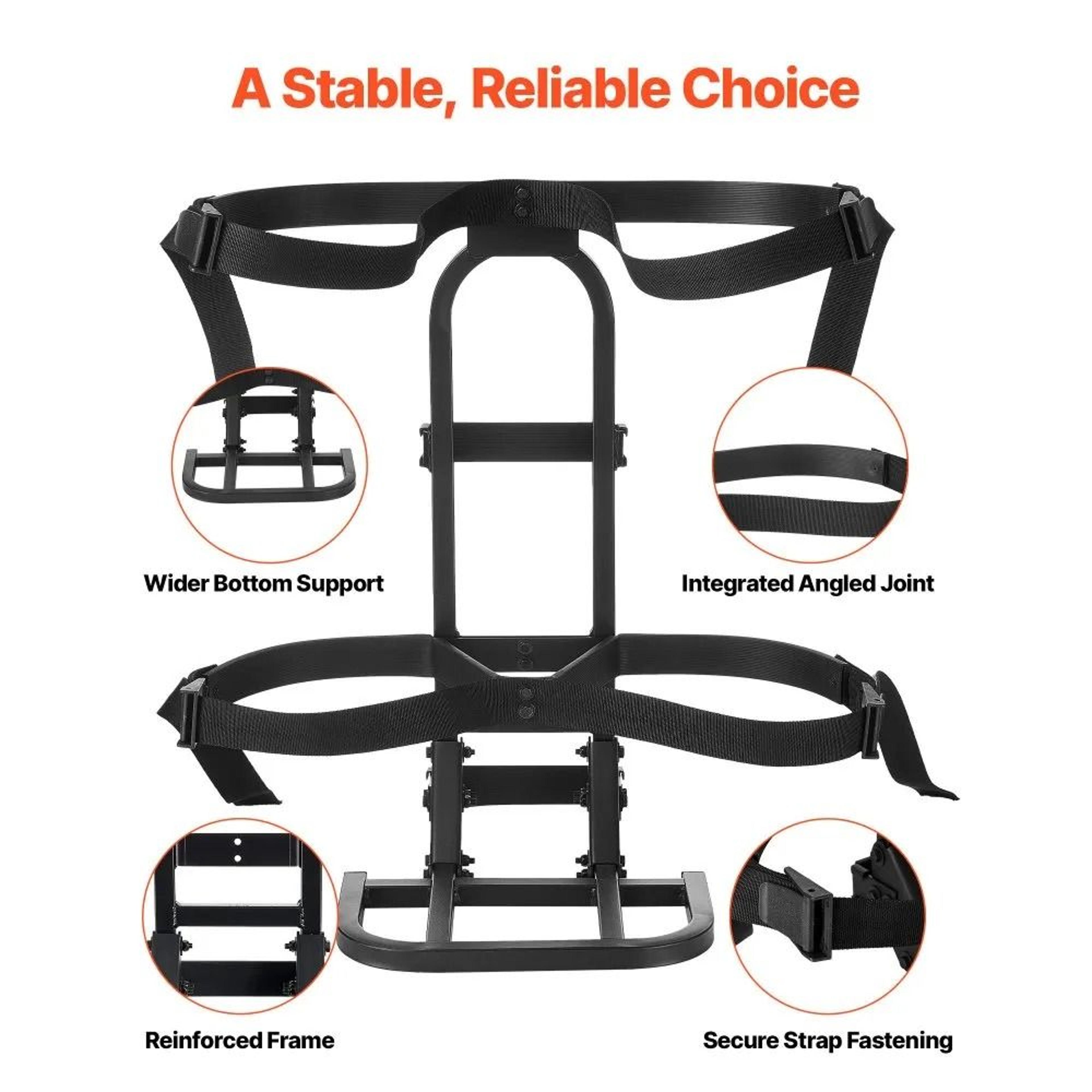 Golf Cart Rear Seat Bag Holder Heavy Duty Steel Storage Bracket 1