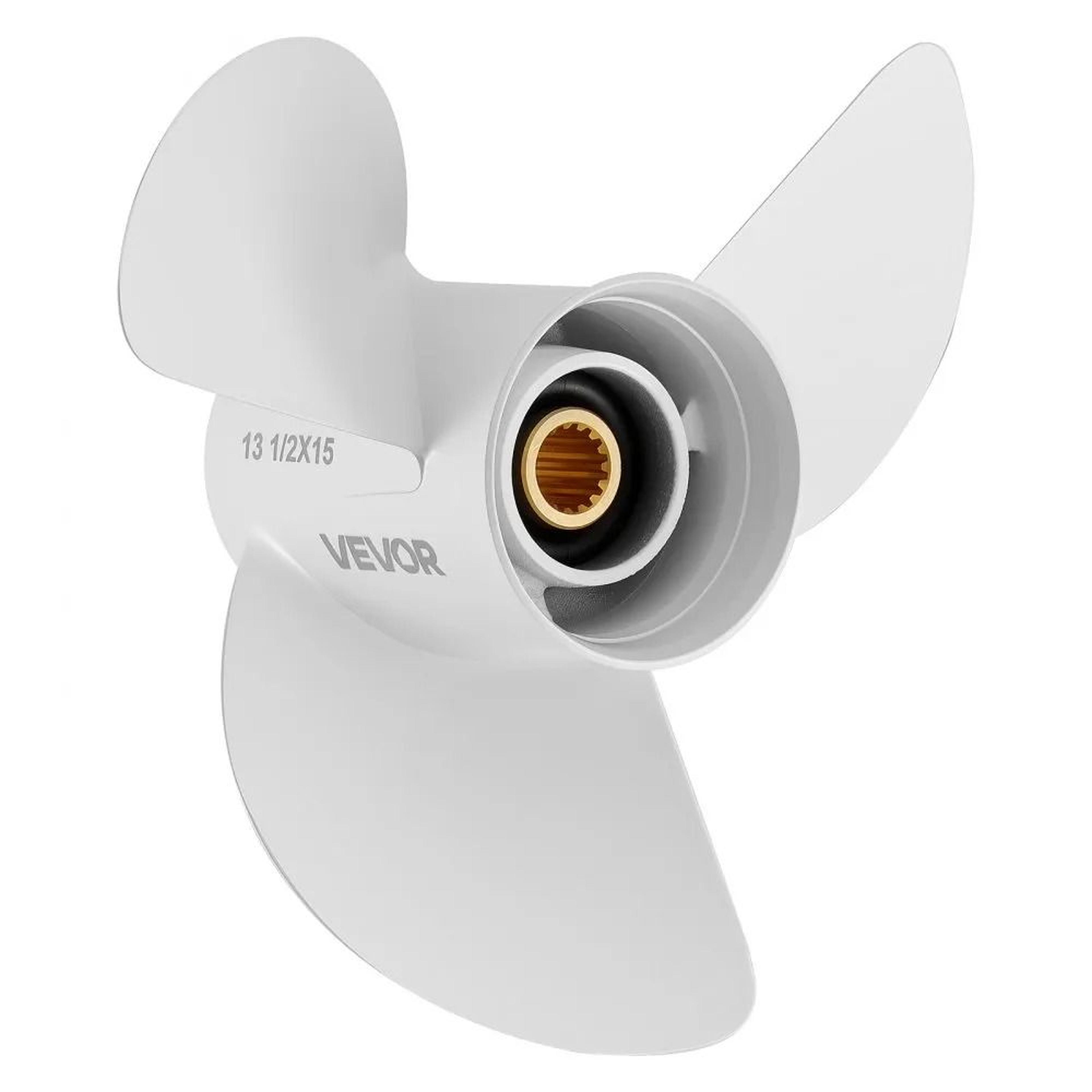 3 blade outboard propeller for yamaha 60-130 hp aluminum boat motor