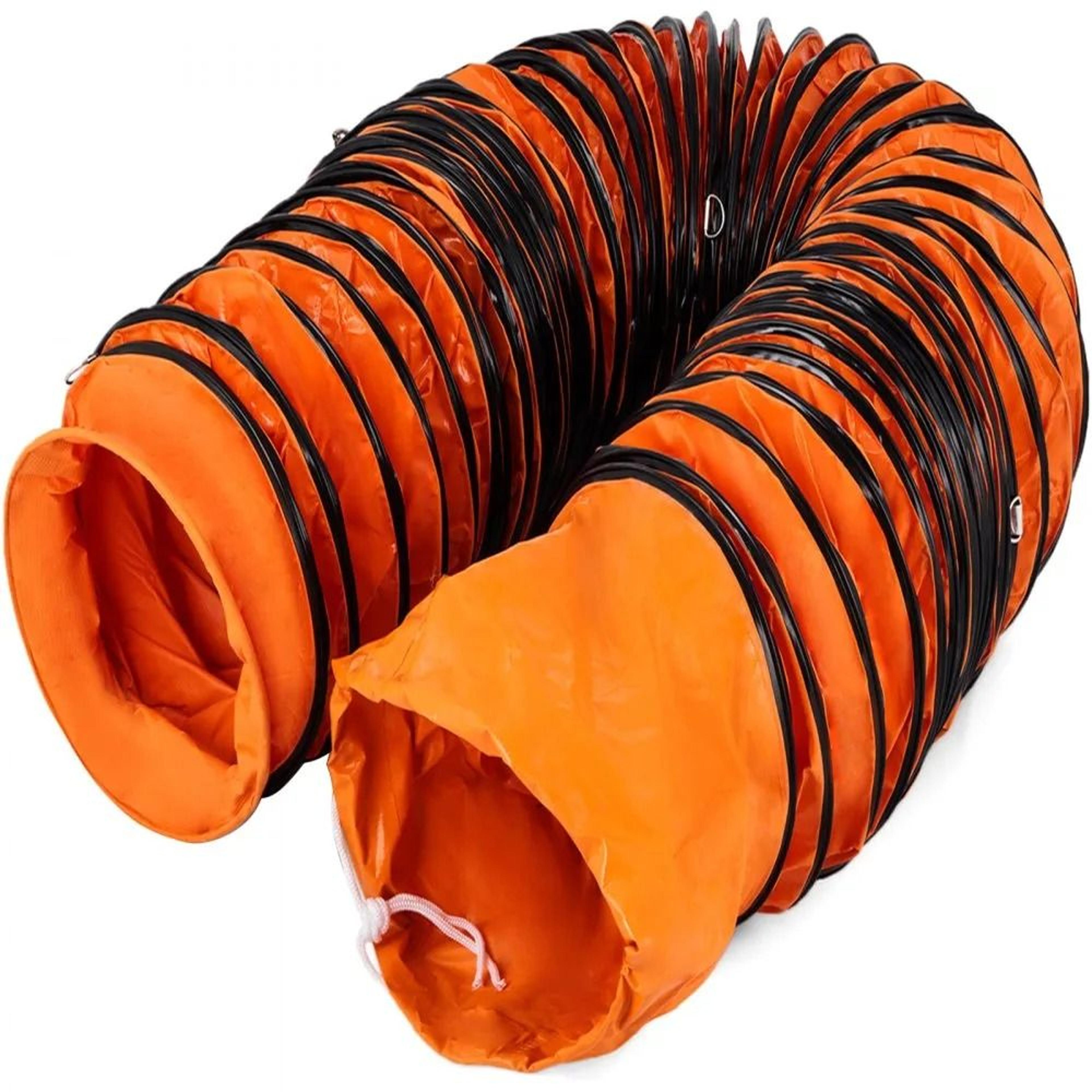 8 inch flexible pvc ducting hose 25ft heavy duty ventilation duct for utility blower
