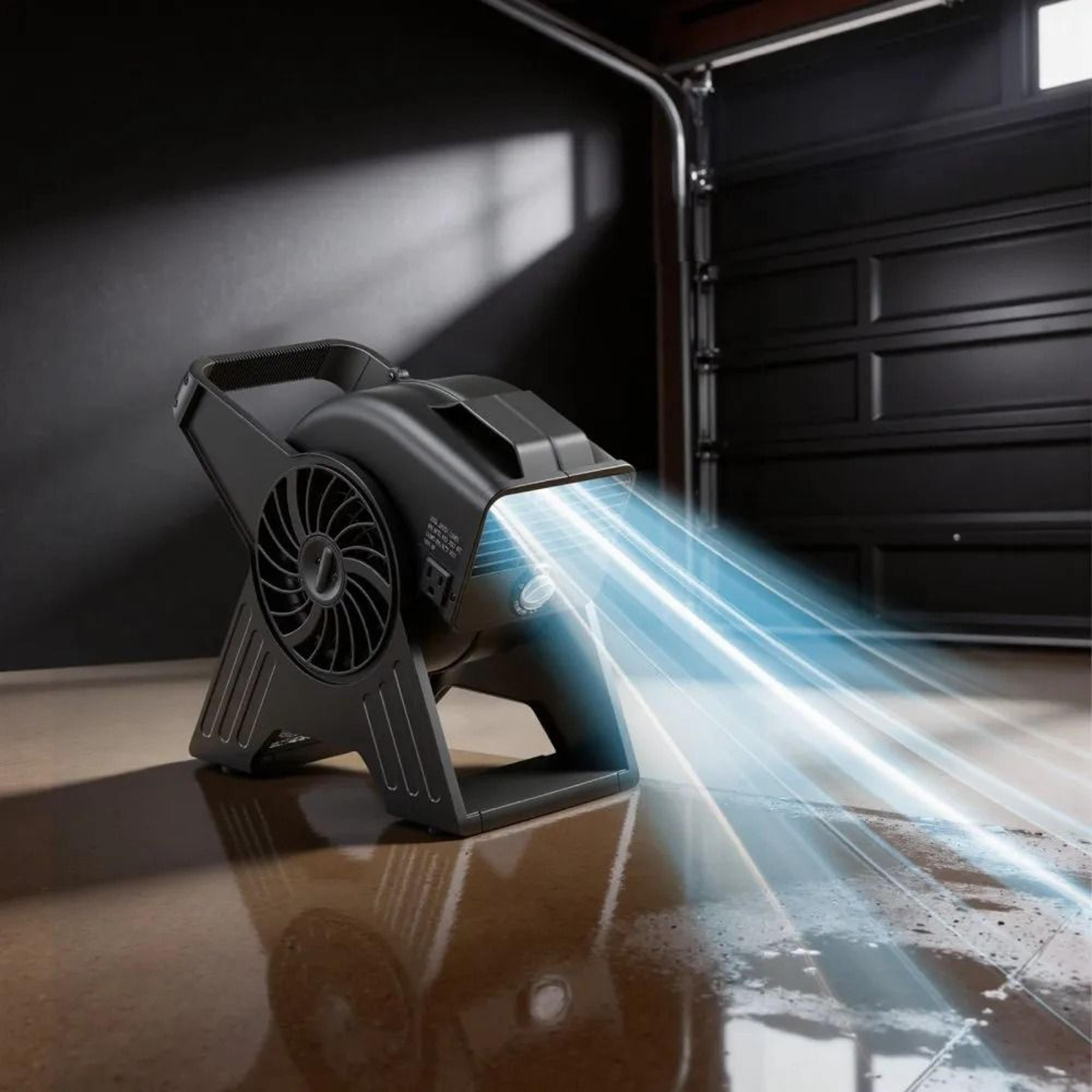 13 Utility Floor Fan 300 CFM High Velocity Air Mover With 3 Speeds For Fast Carpet Drying 6