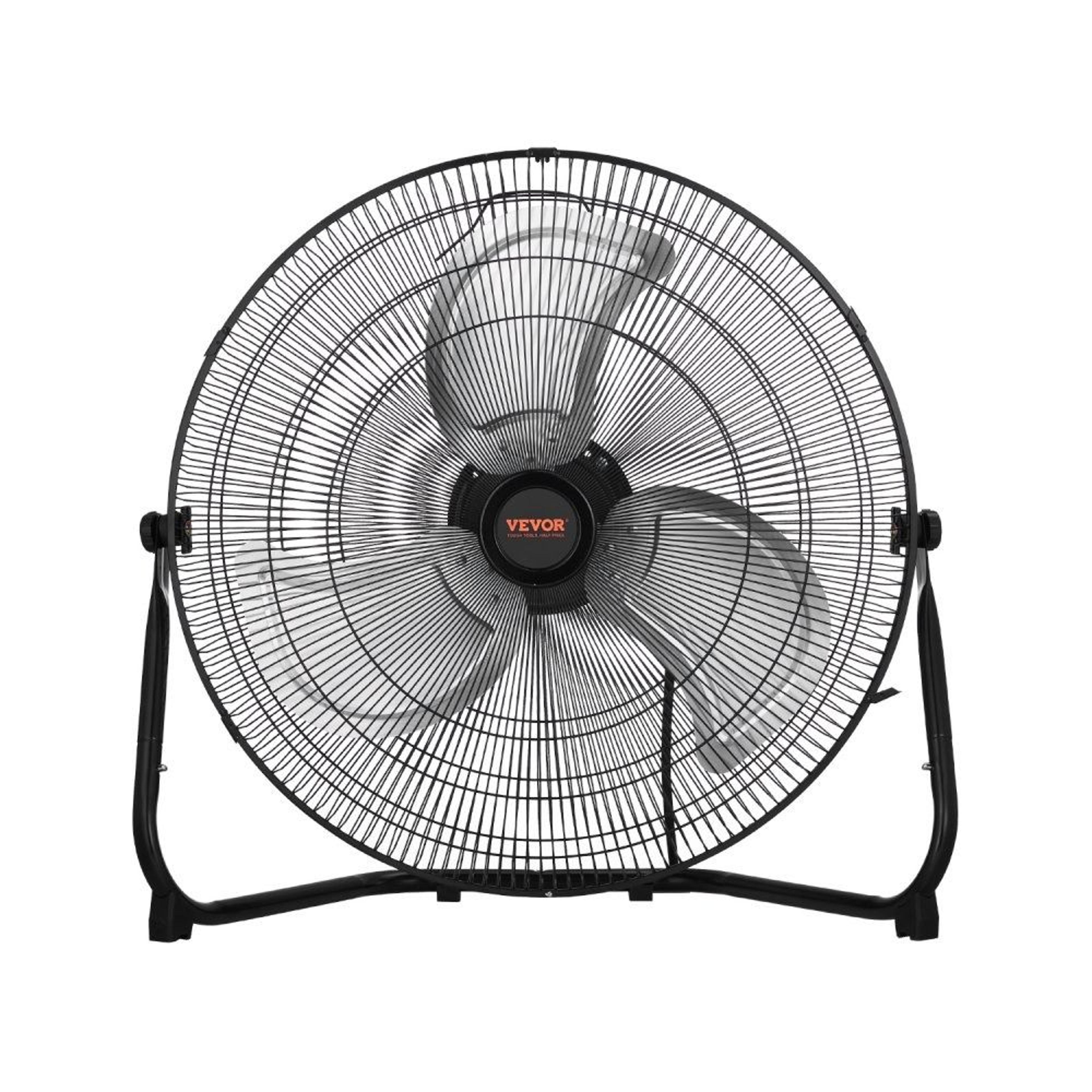 high velocity floor fan 20 inch 4800 cfm industrial fan with 360° tilt & wall mount