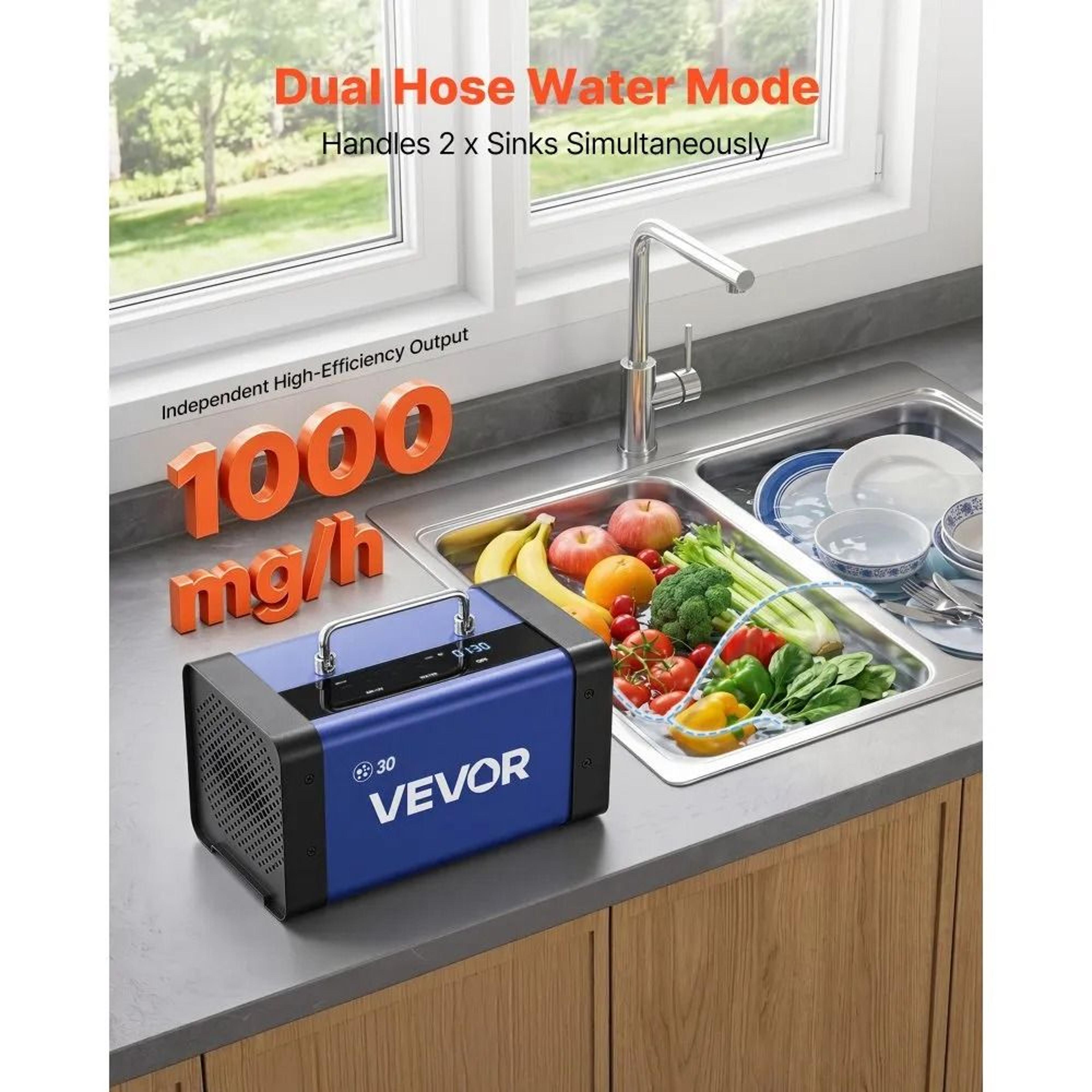 30000mgh Ozone Generator Commercial Odor Eliminator With LCD Touchscreen 1