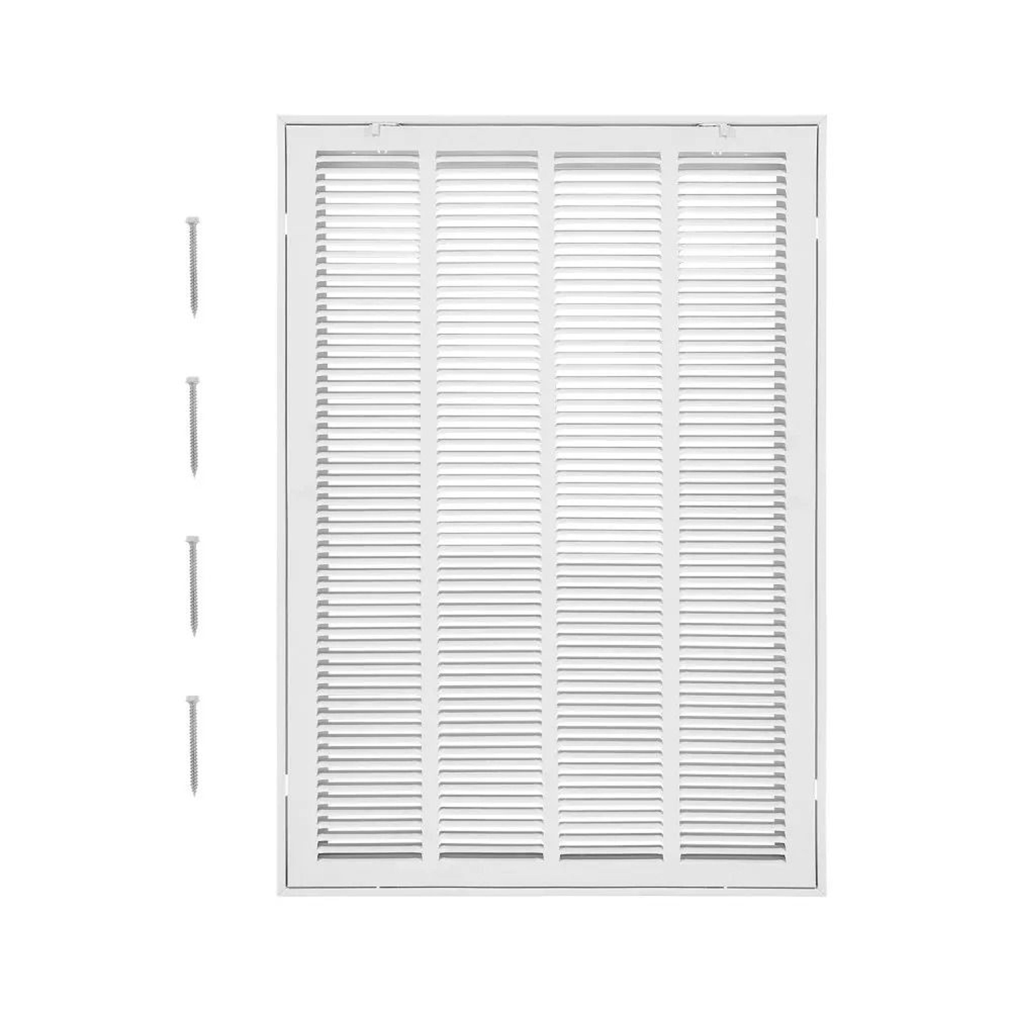 20 x 30 return air filter grille steel hvac vent cover with flip door