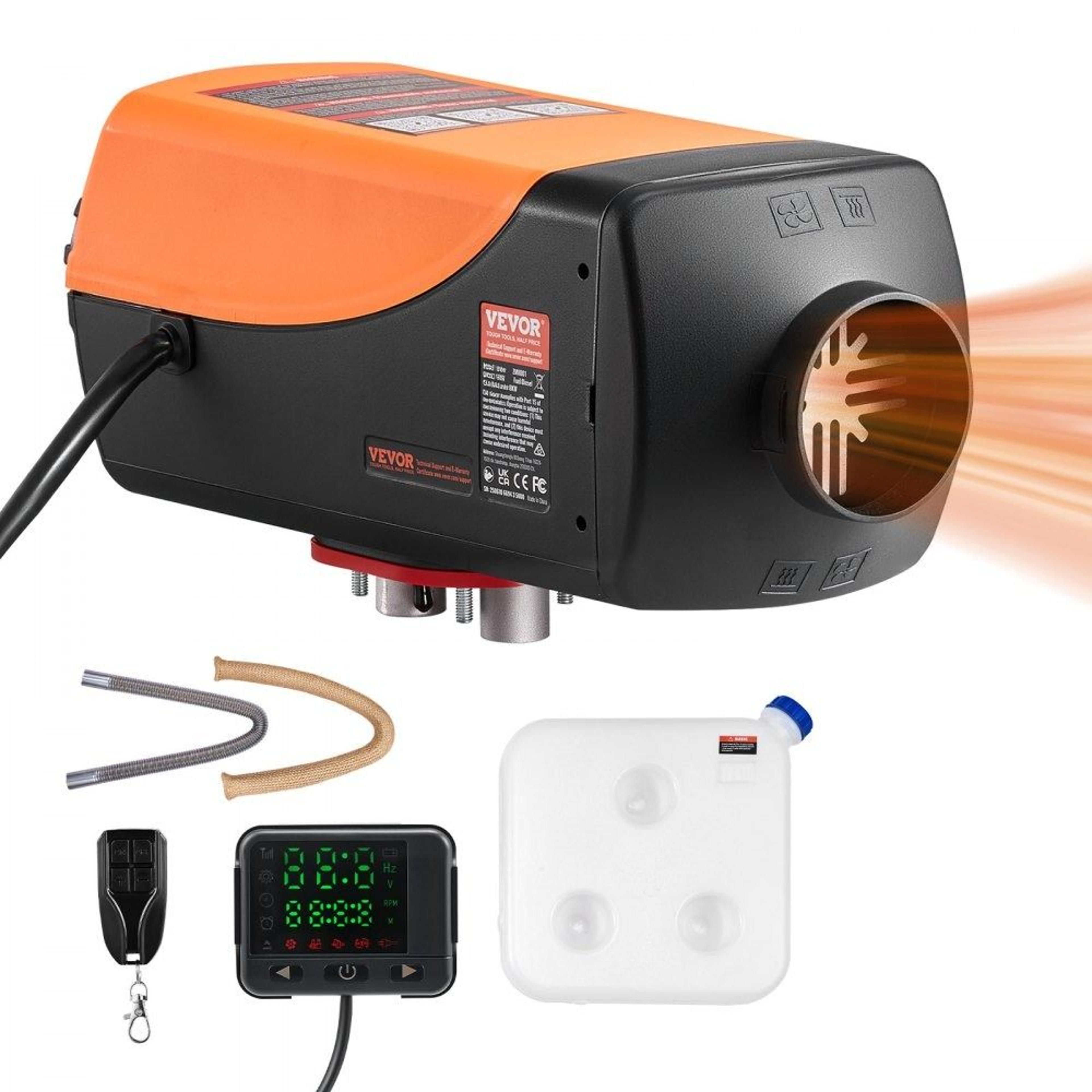 8kw diesel air heater 12v 24v remote control parking heater