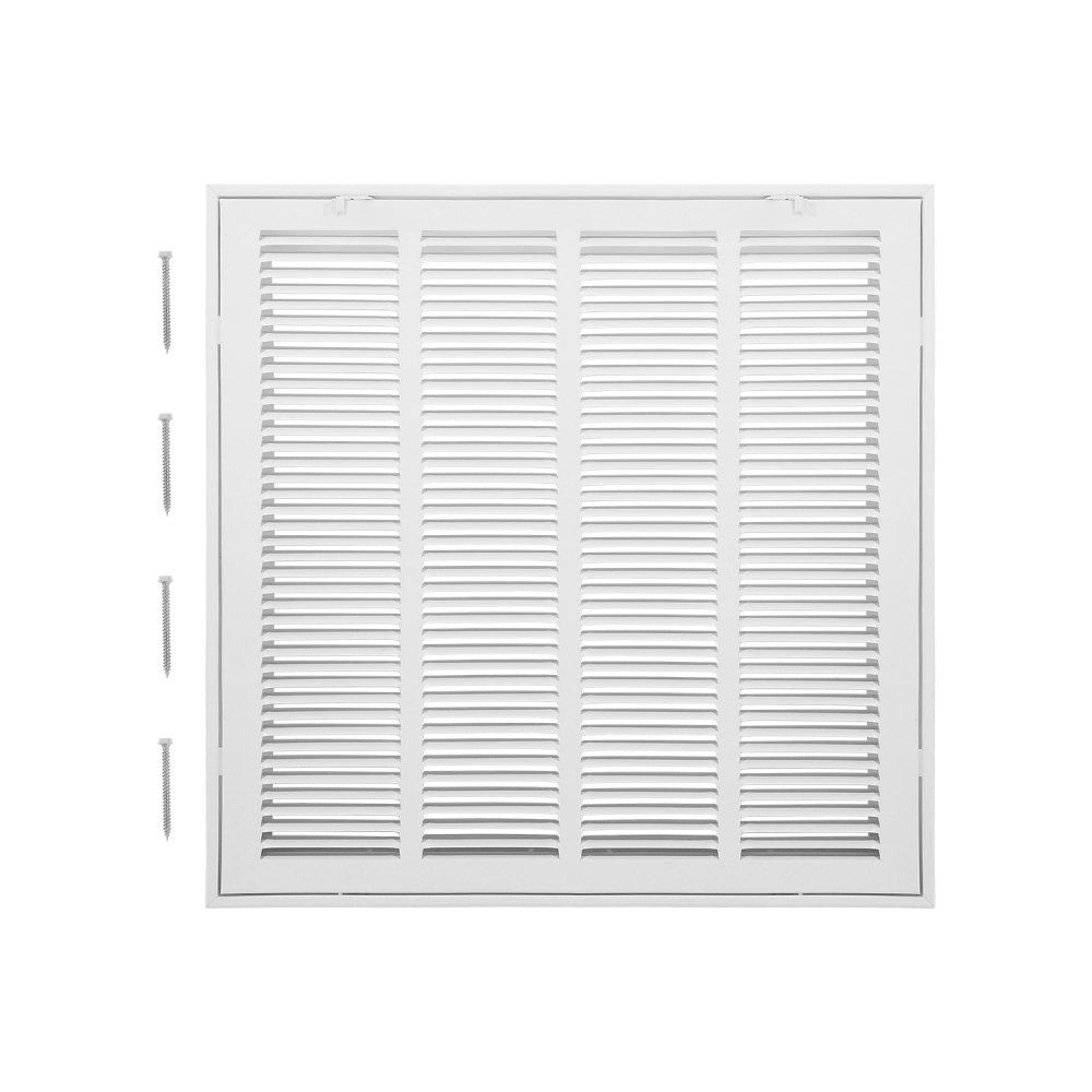 20 x 20 inch return air filter grille steel vent cover with detachable door