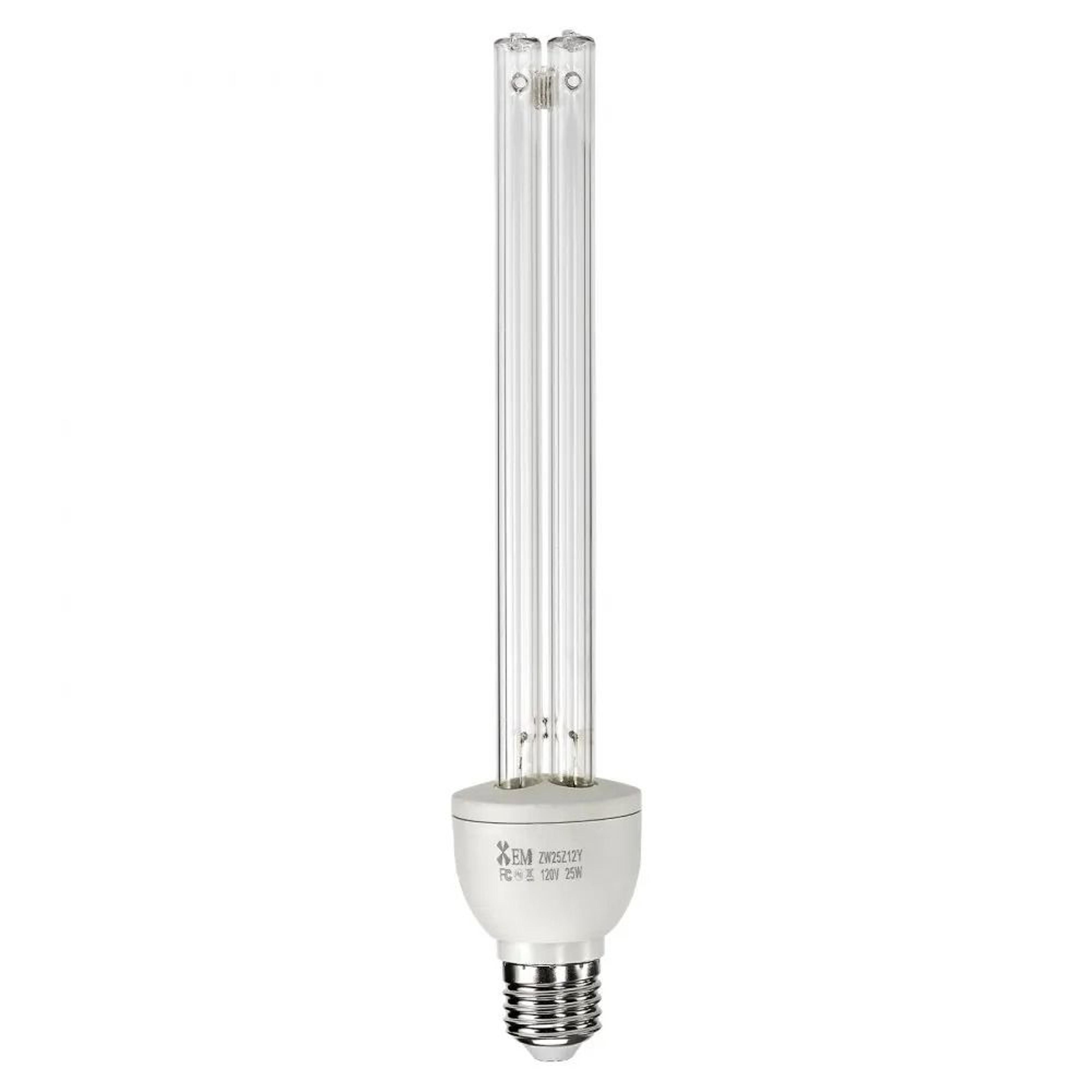 UV Light Bulb 4 Pack 25W UVC Lamp With Ozone Air Cleaner E27 Base 7