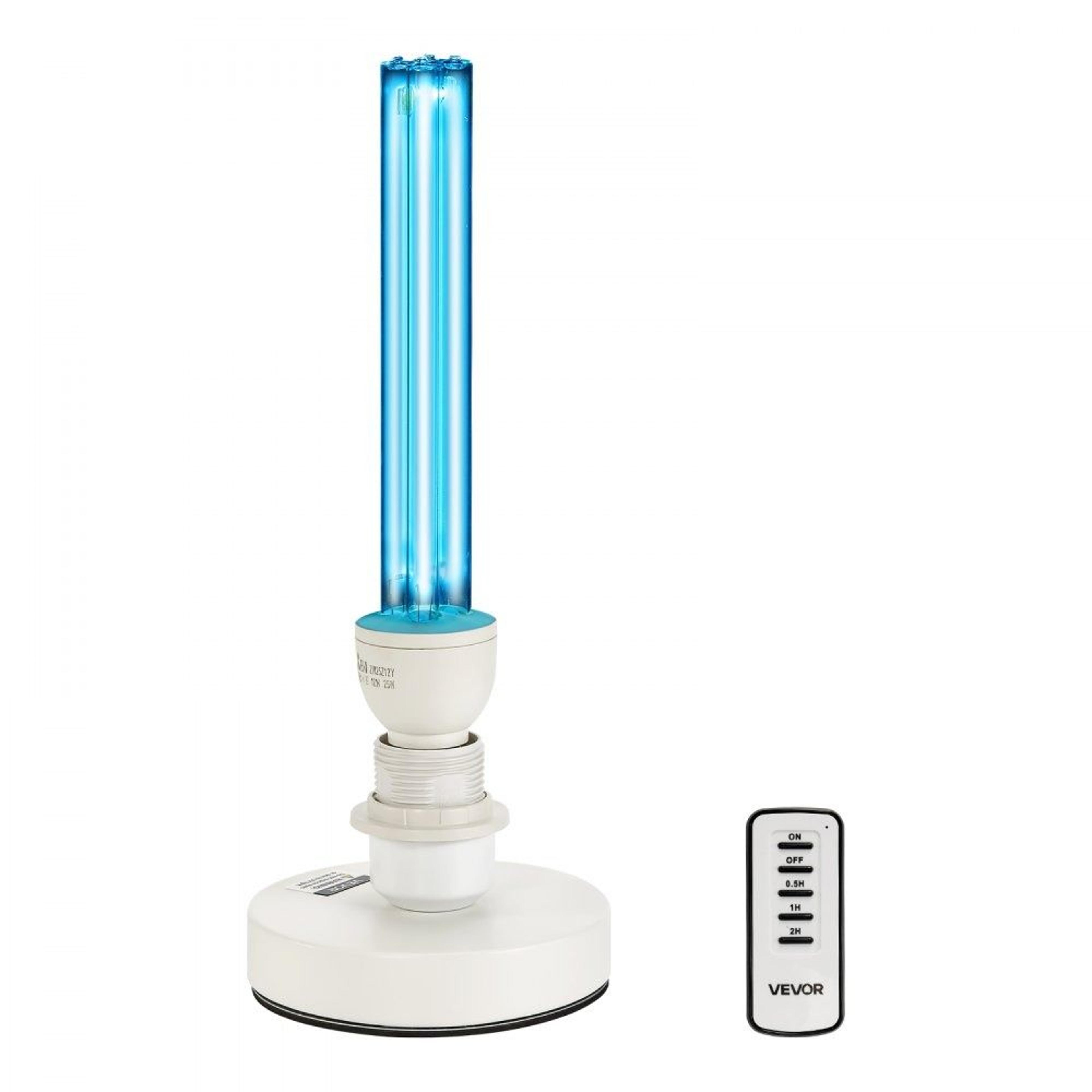 25w uvc light sanitizer with ozone purifier remote control and timer for room cleaning