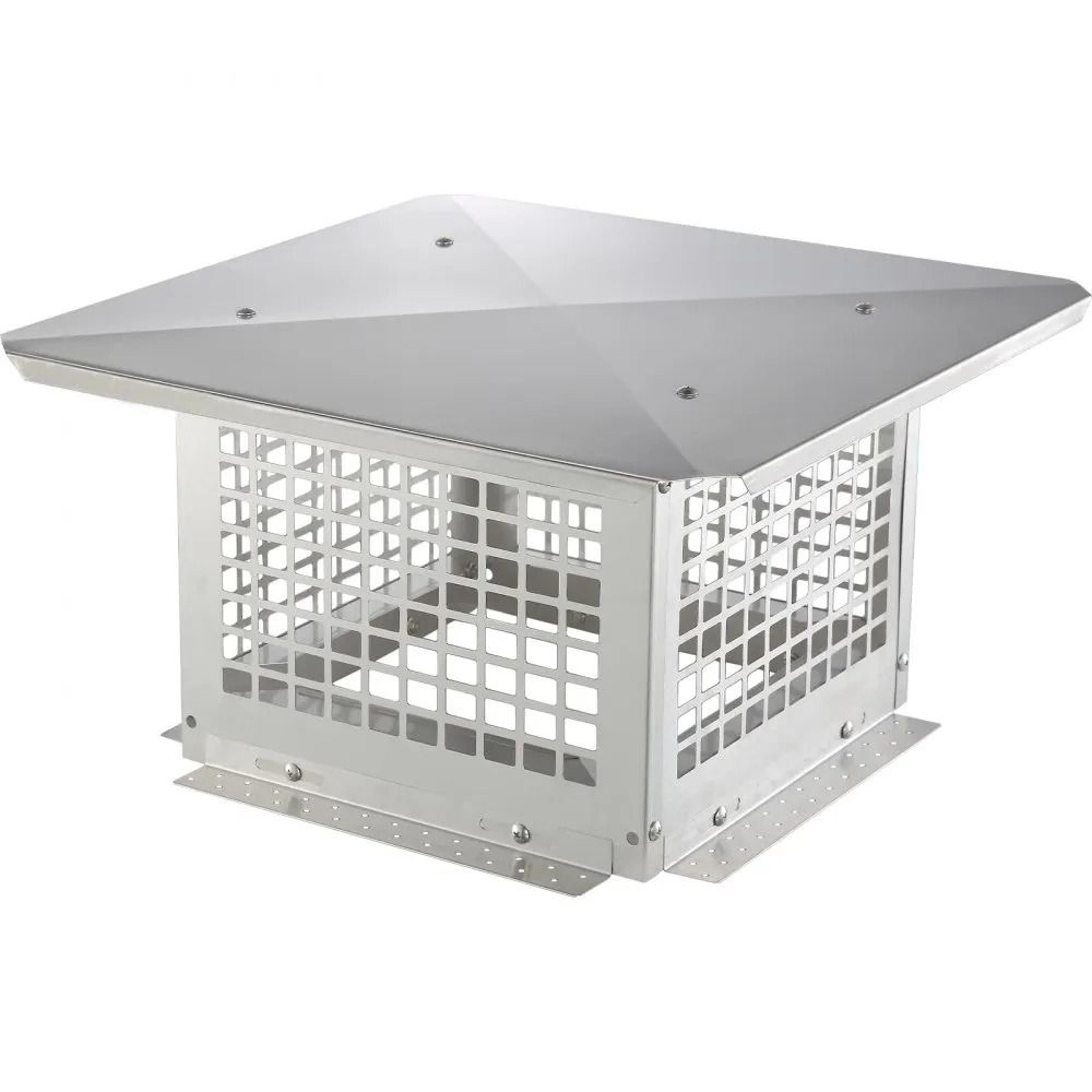 12 X 12 Inch Stainless Steel Chimney Cap Cover For Fireplace Flue Protection 7