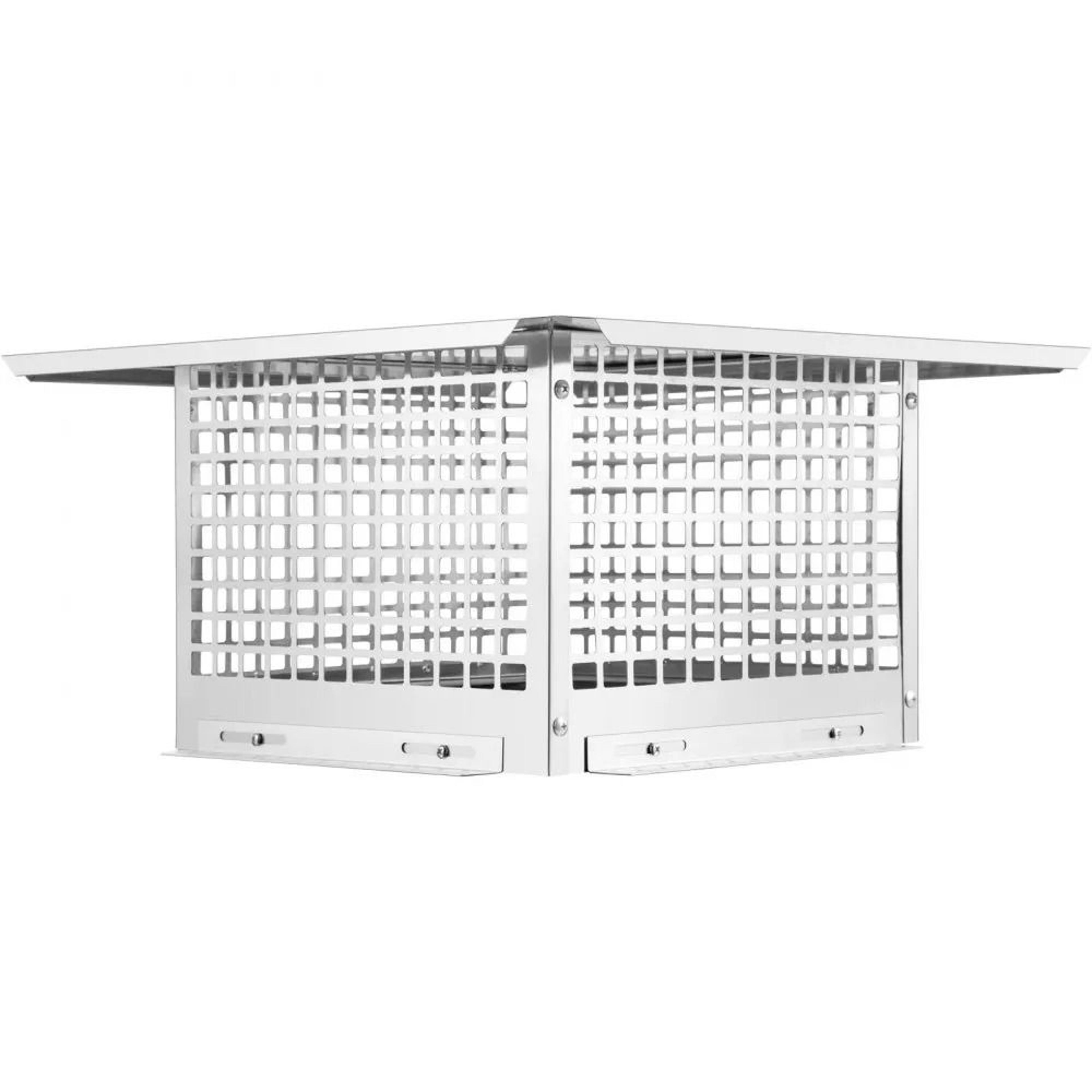 13 x 13 chimney cap 304 stainless steel flue cover with adjustable mesh spark arrestor