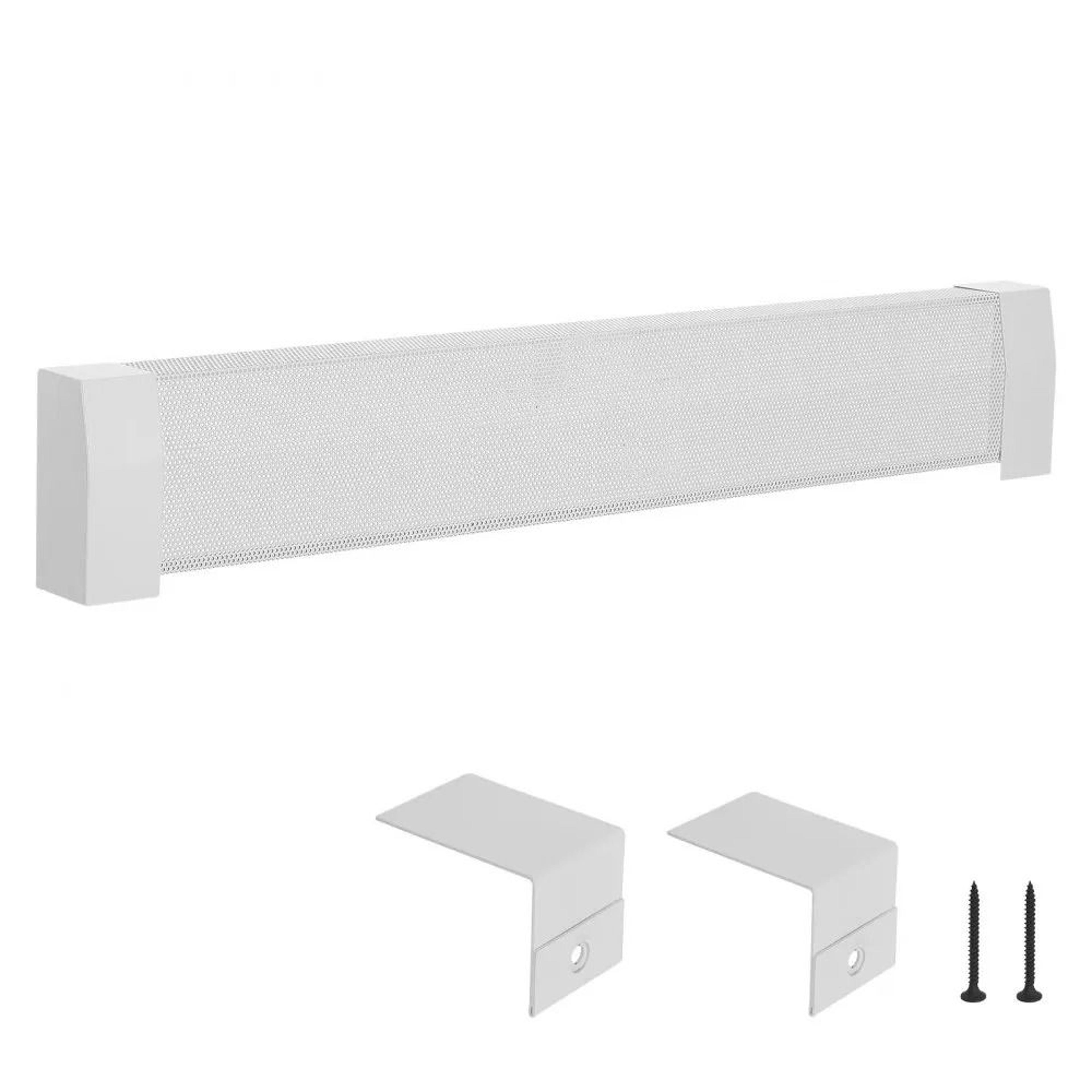 4 ft premium baseboard heater cover replacement white steel front panel for electric baseboard heaters