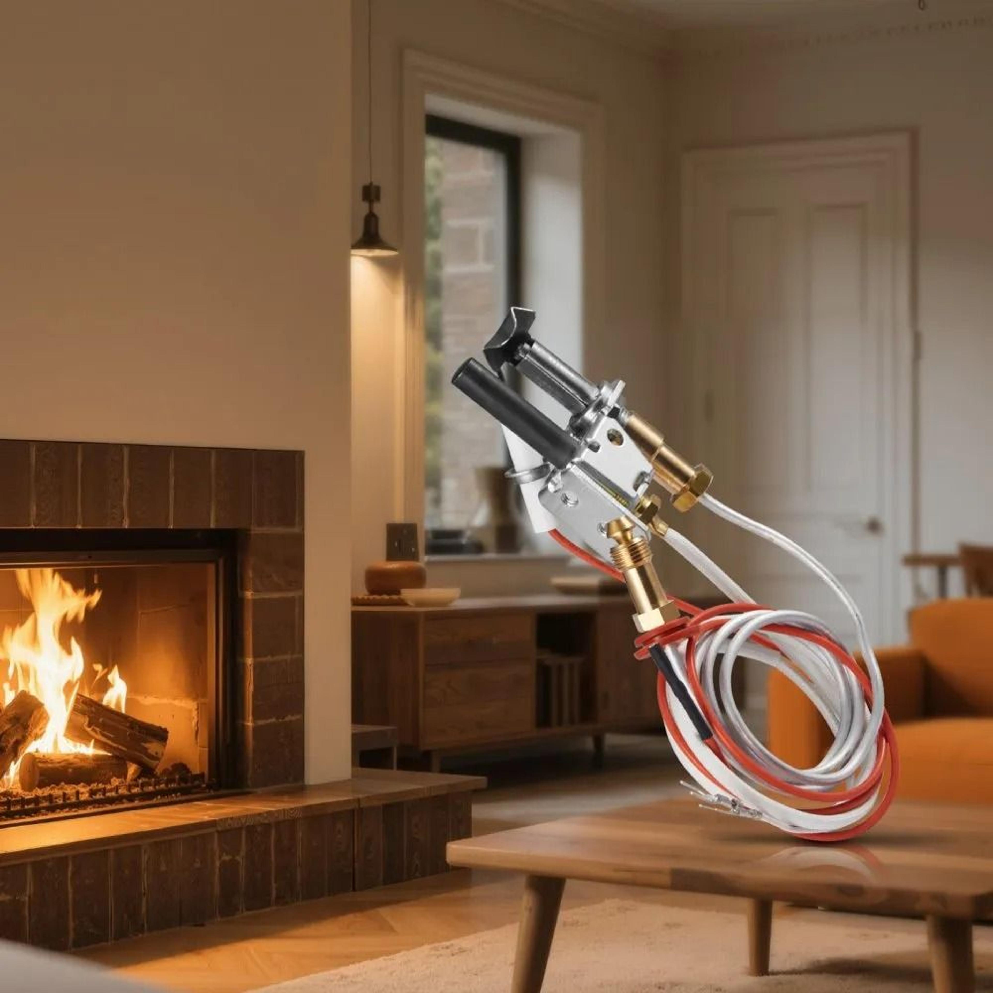 Gas Pilot Assembly 446512A Natural Gas Fireplace Ignition Replacement Kit For Heat  Glo  More 6
