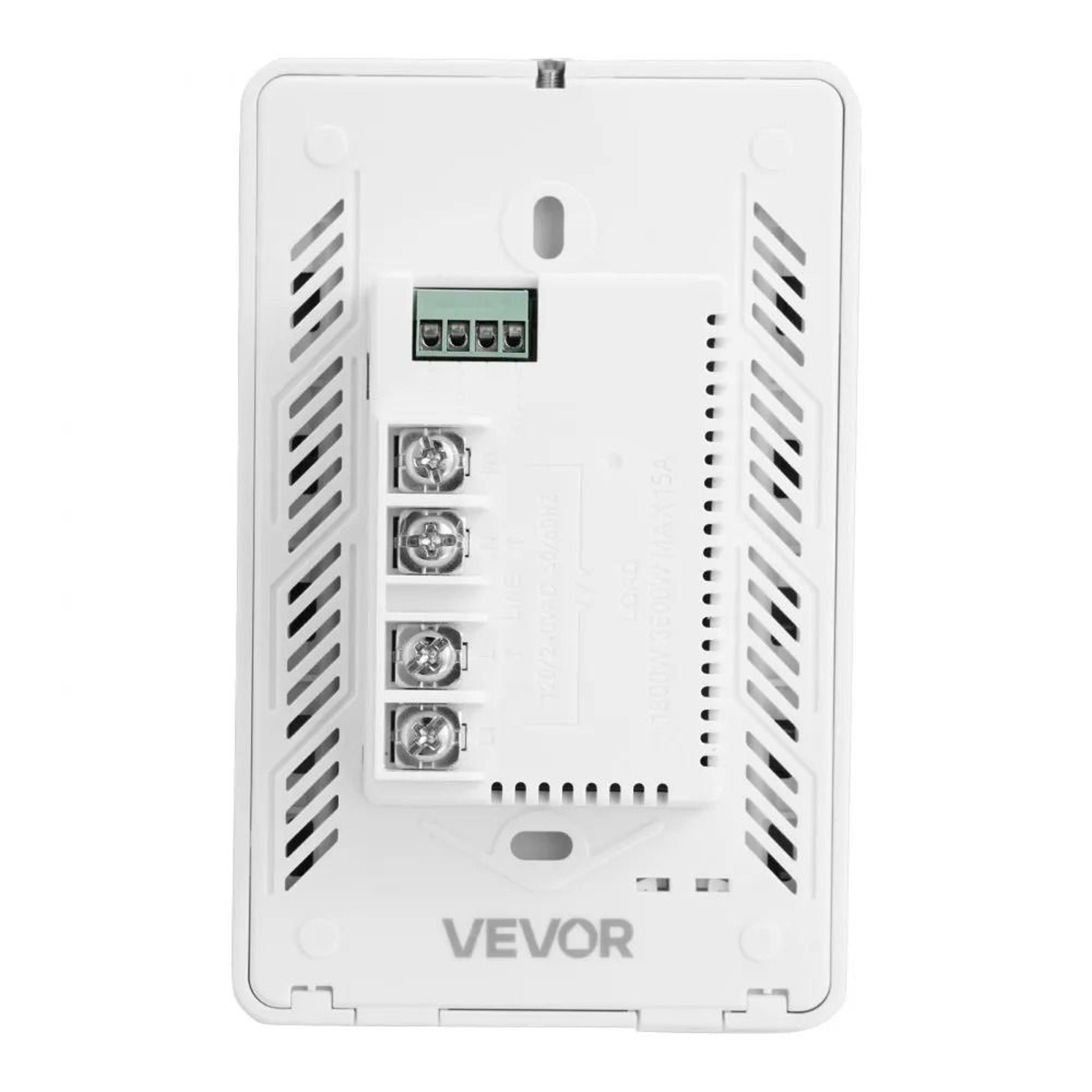 Programmable Thermostat For Radiant Floor Heating With TFT Touchscreen  7Day Scheduling 8