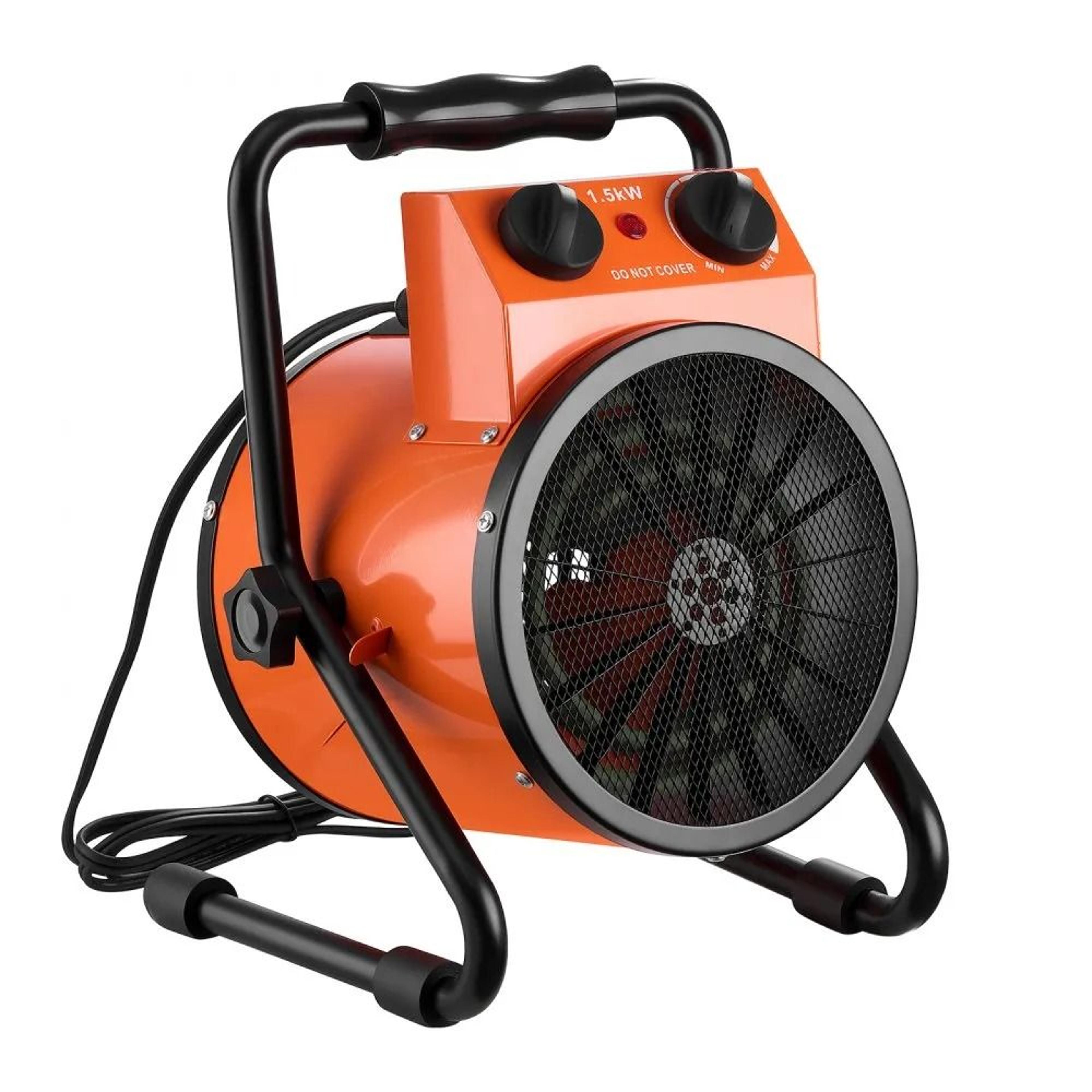 greenhouse heater 1500w electric grow tent heater with fan for greenhouses and workspaces