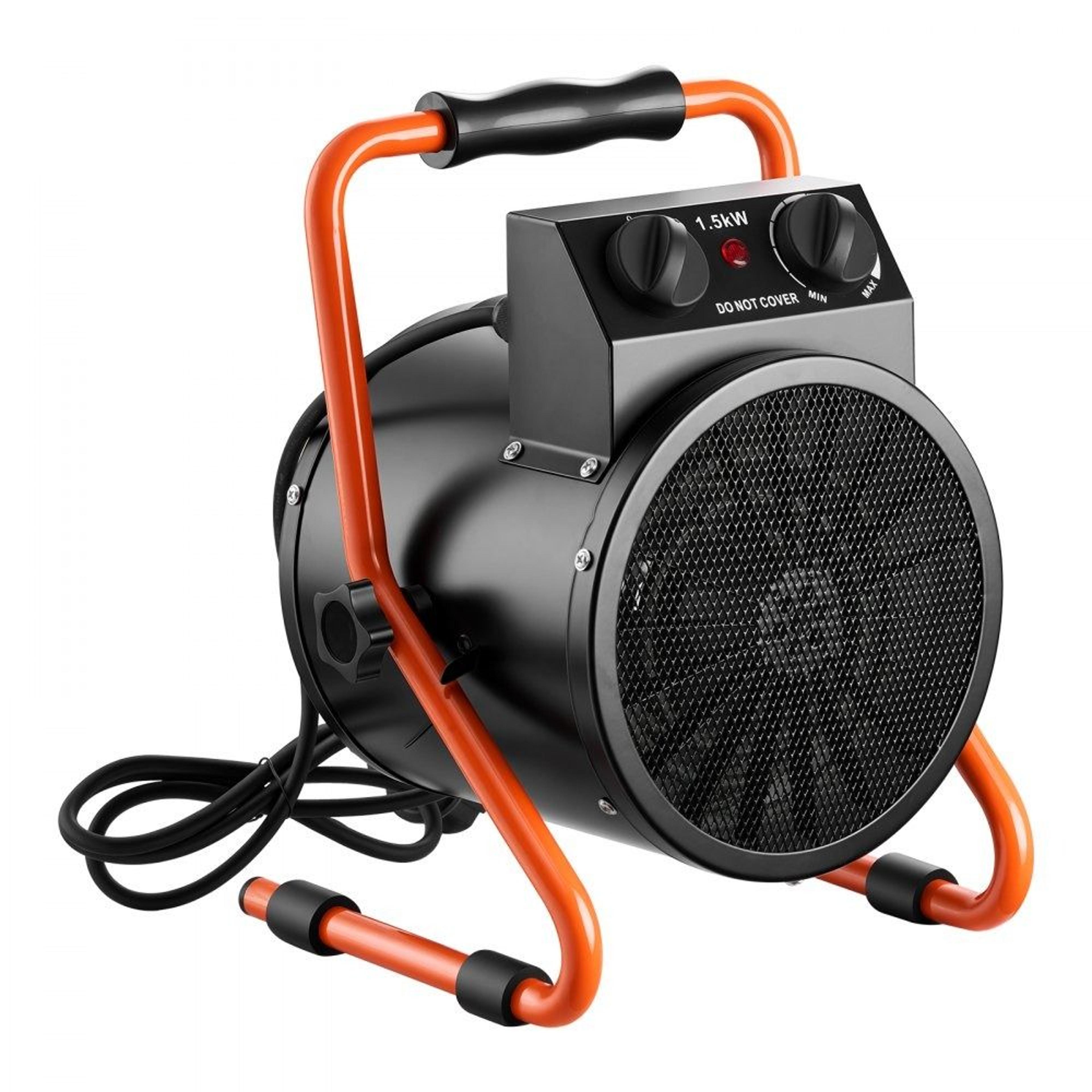 1500w greenhouse heater with fan for plant growth and workspace comfort