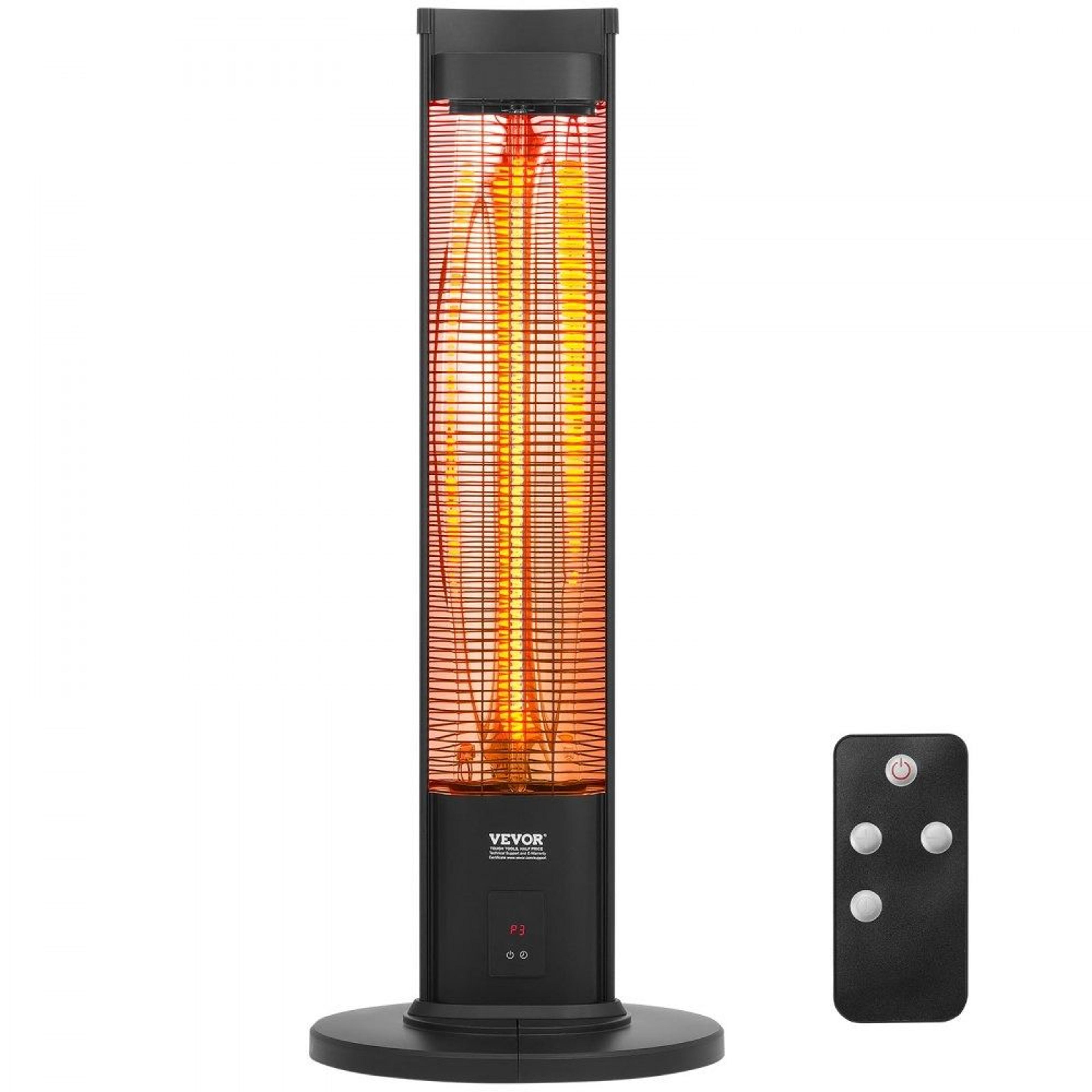 Infrared Heater 1500W Electric Space Heater With Remote Control For Indoor Outdoor Warmth 7