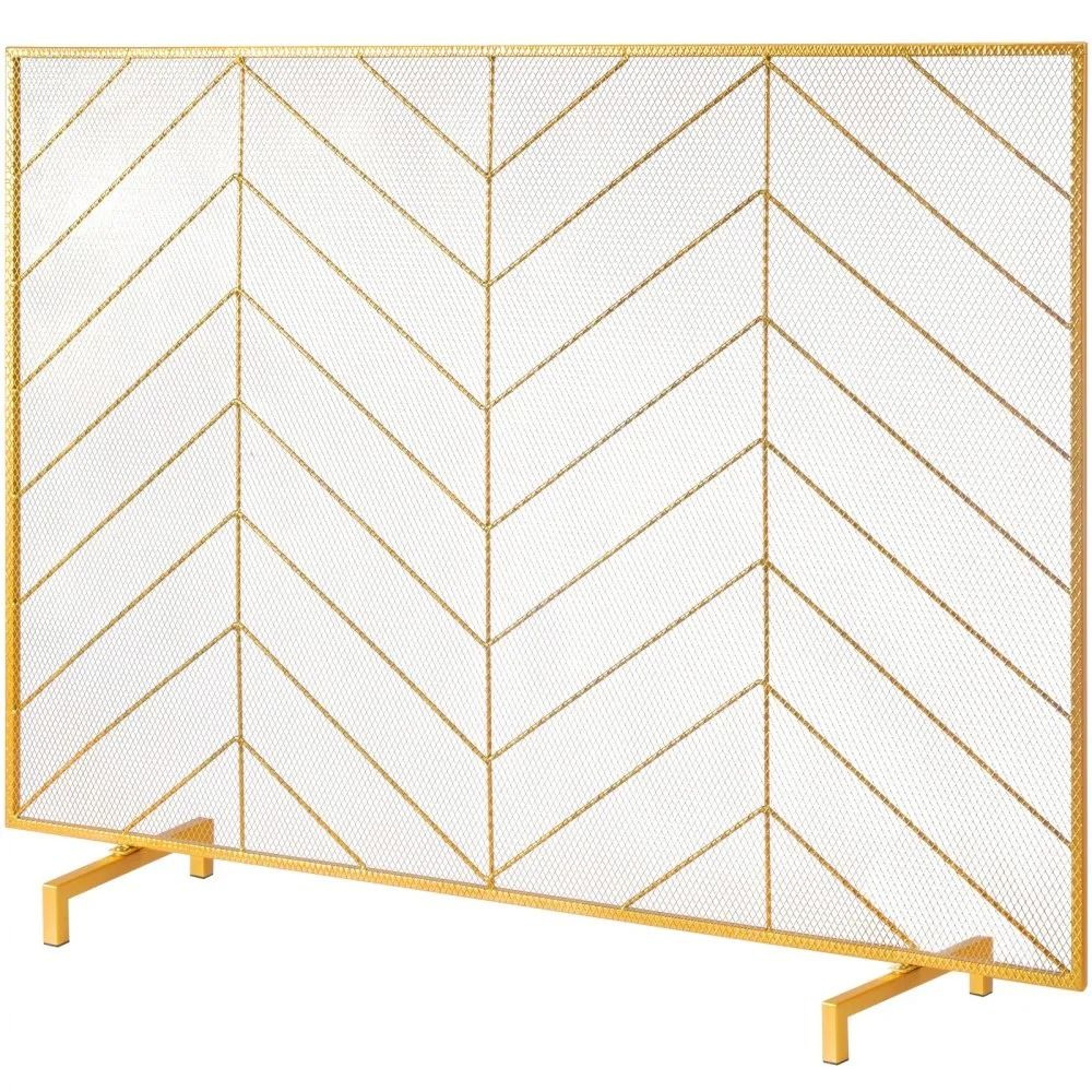 386 Inch Iron Mesh Fireplace Screen Spark Guard Safety Barrier For Home 7