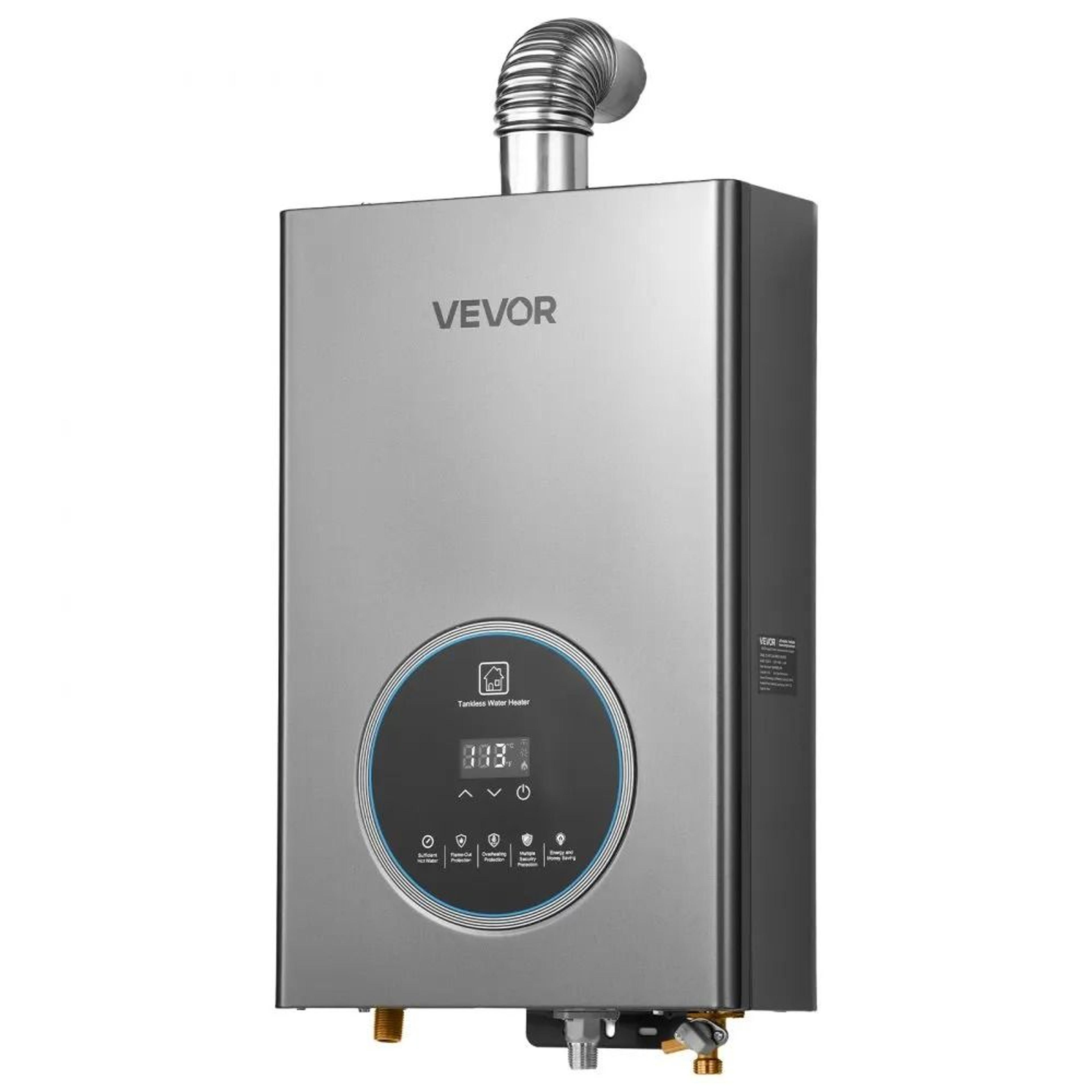 propane tankless water heater 100000 btu instant hot water system with smart temperature control