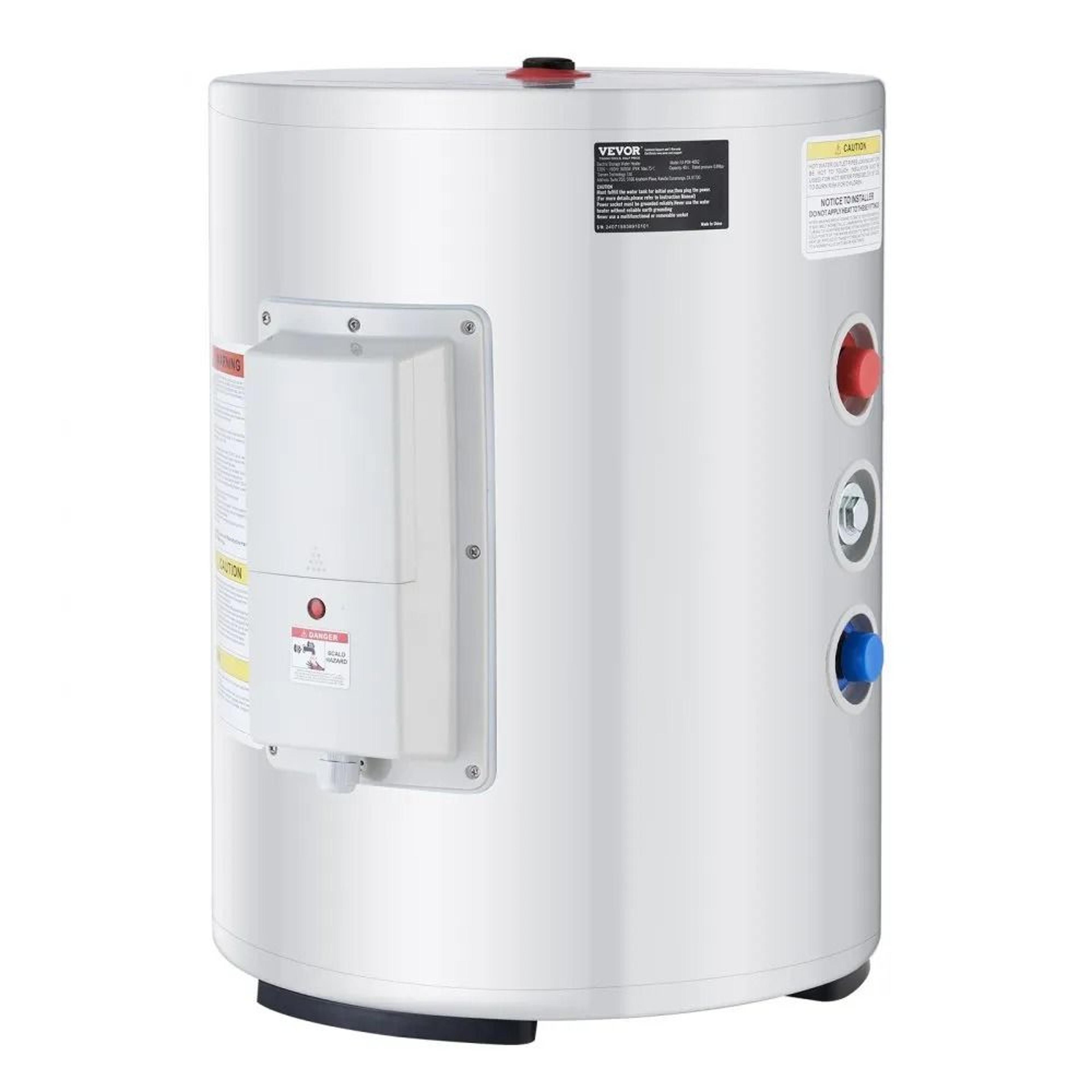 10 Gallon Electric Water Heater With LED Display For Instant Hot Water 7