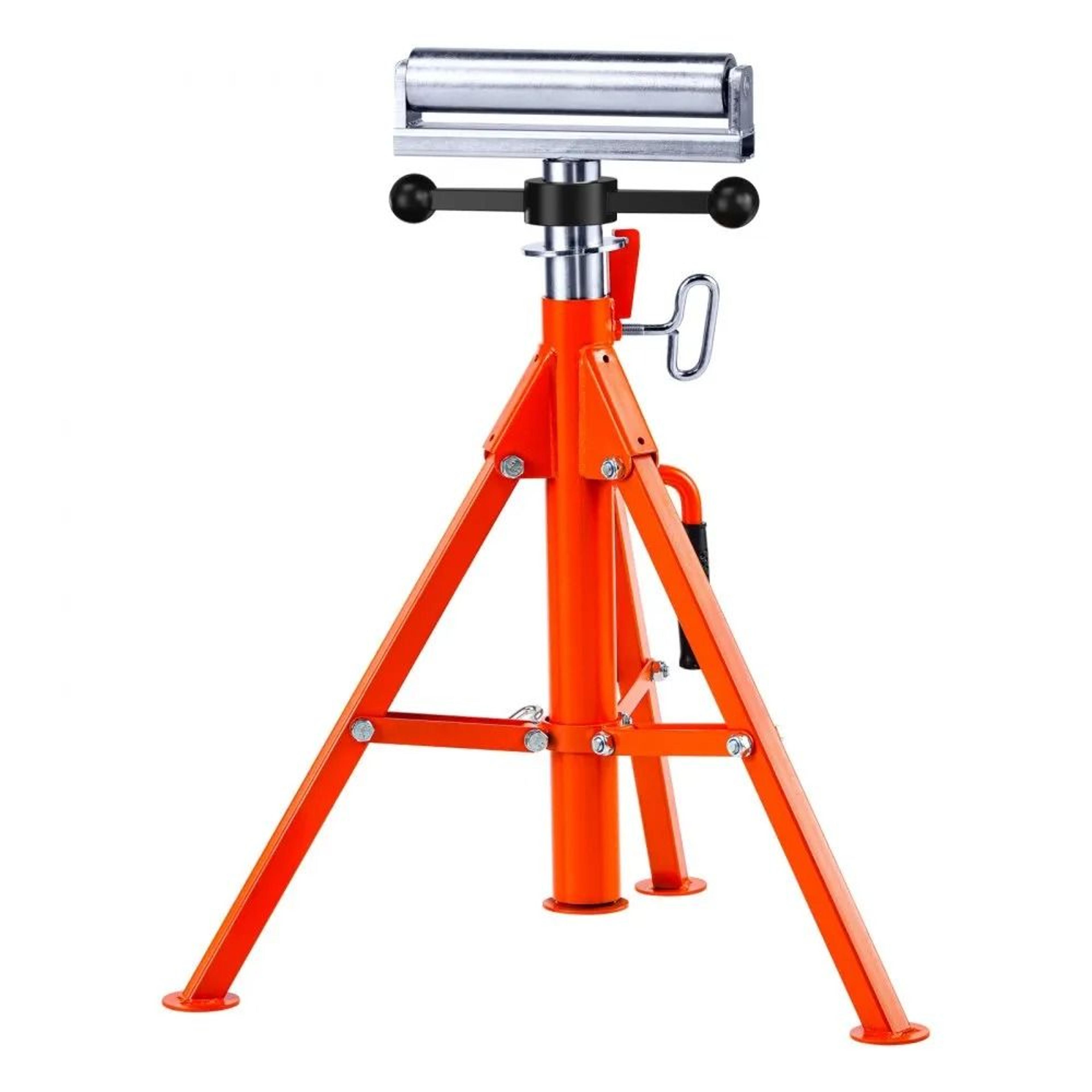 heavy duty roller stand 2500 lbs adjustable pipe support stand for wood and metal projects