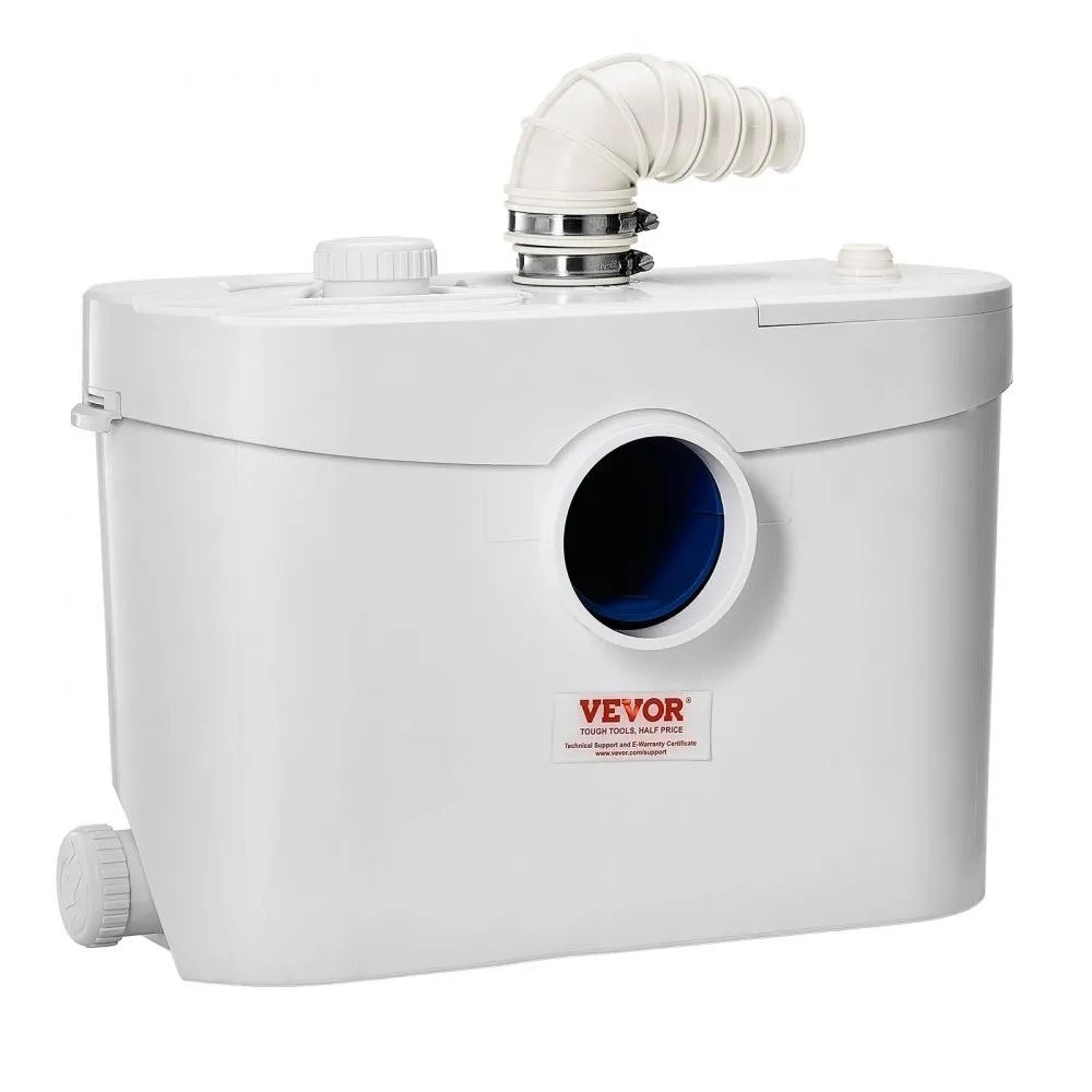 900W Macerator Pump 48 GPM Wastewater Disposal Pump For Toilet Sink Shower And Basement 8