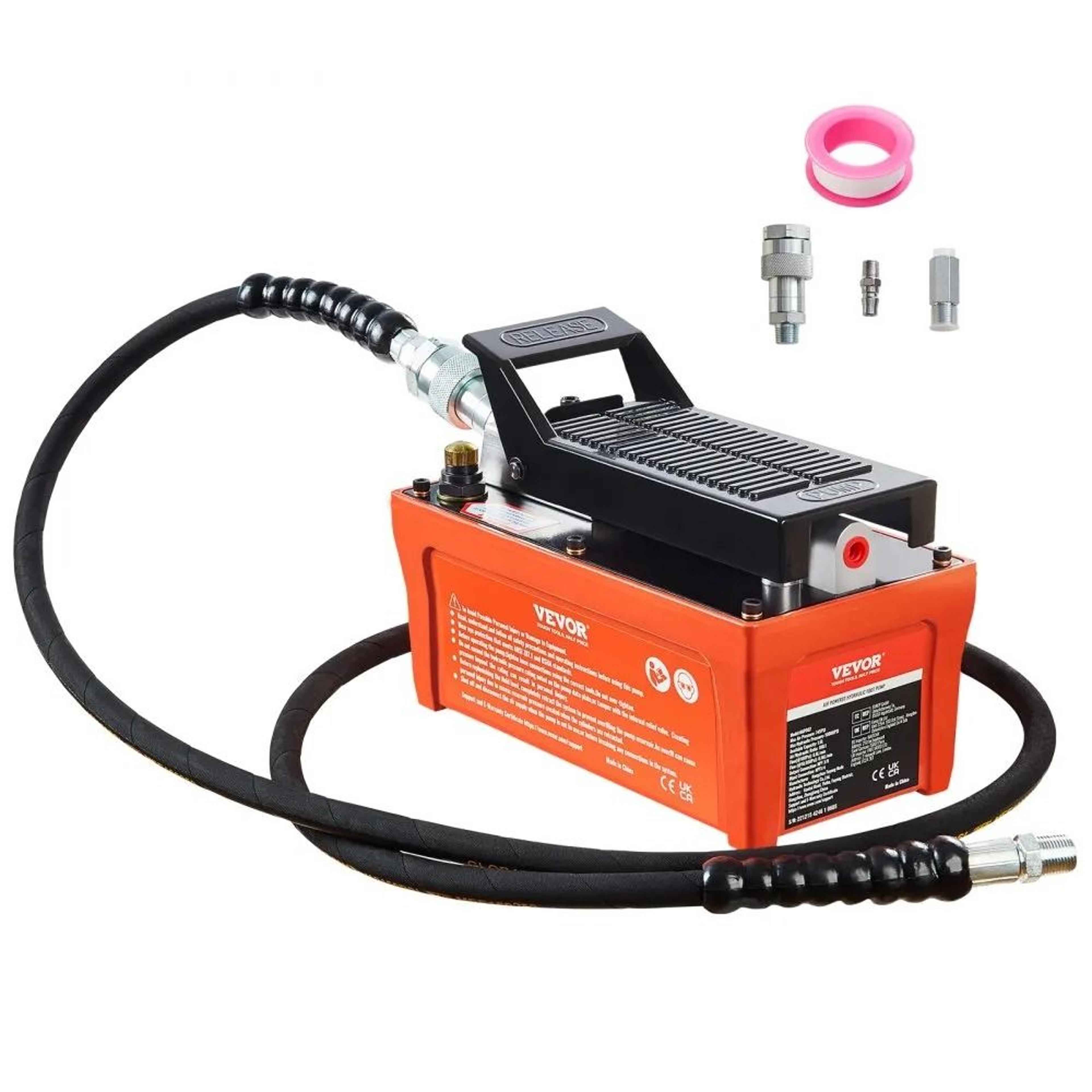 air hydraulic pump 10000 psi foot operated hydraulic pump for auto body repair and industrial use
