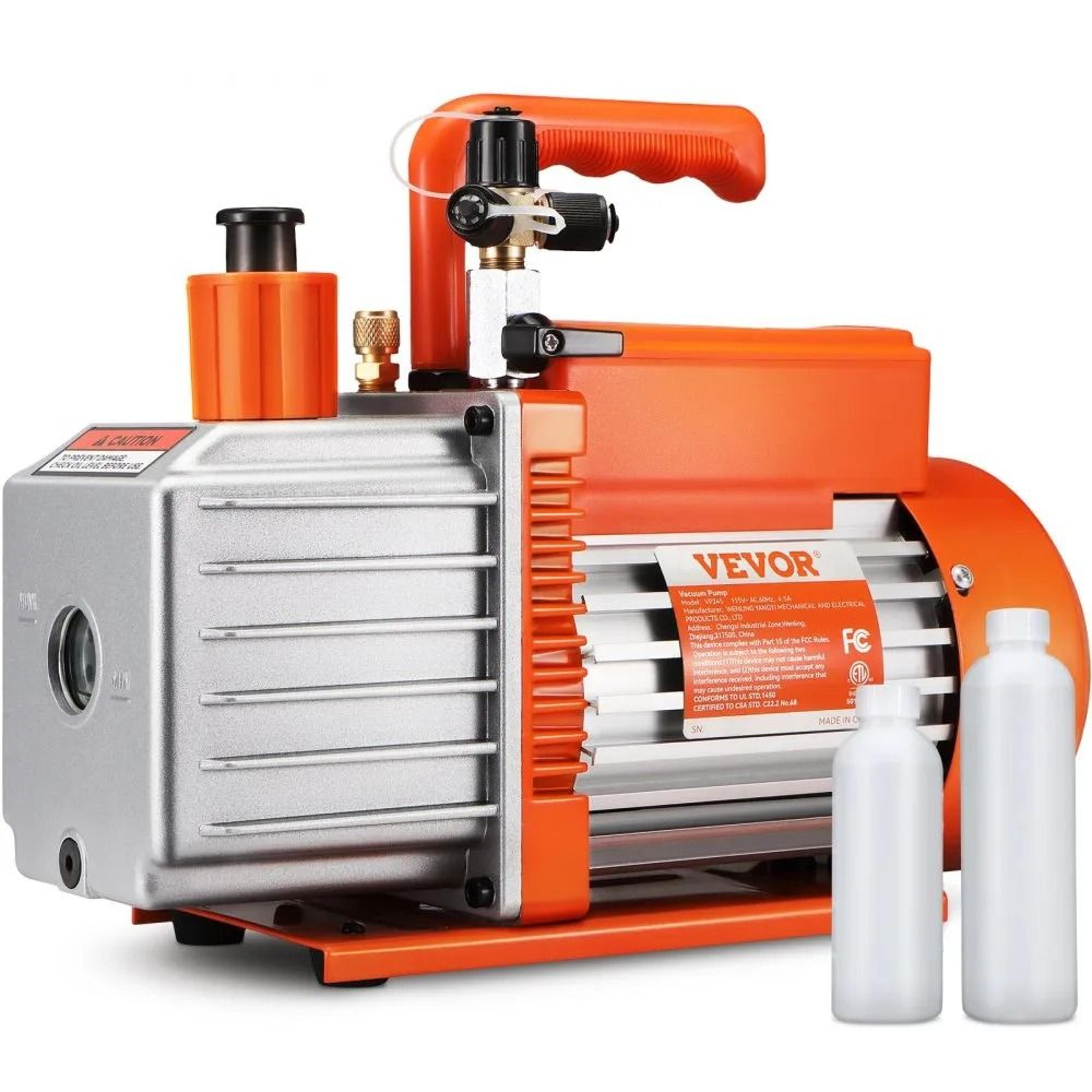 5 cfm 2 stage vacuum pump 1/2 hp hvac air conditioning refrigeration pump
