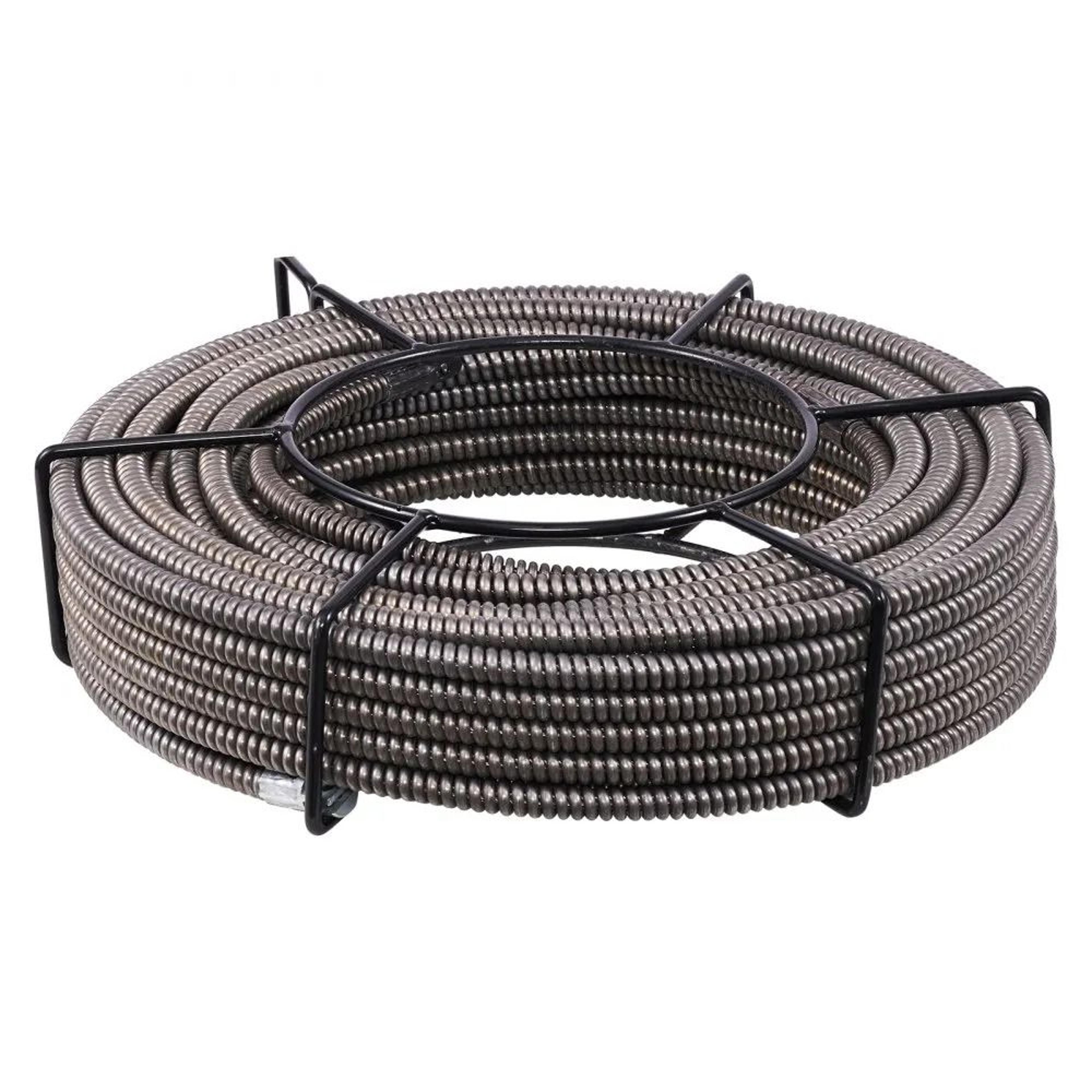 75 Ft X 12 Inch Drain Cleaning Cable Solid Core Sewer Auger Snake For 2 To 4 Inch Pipes 7