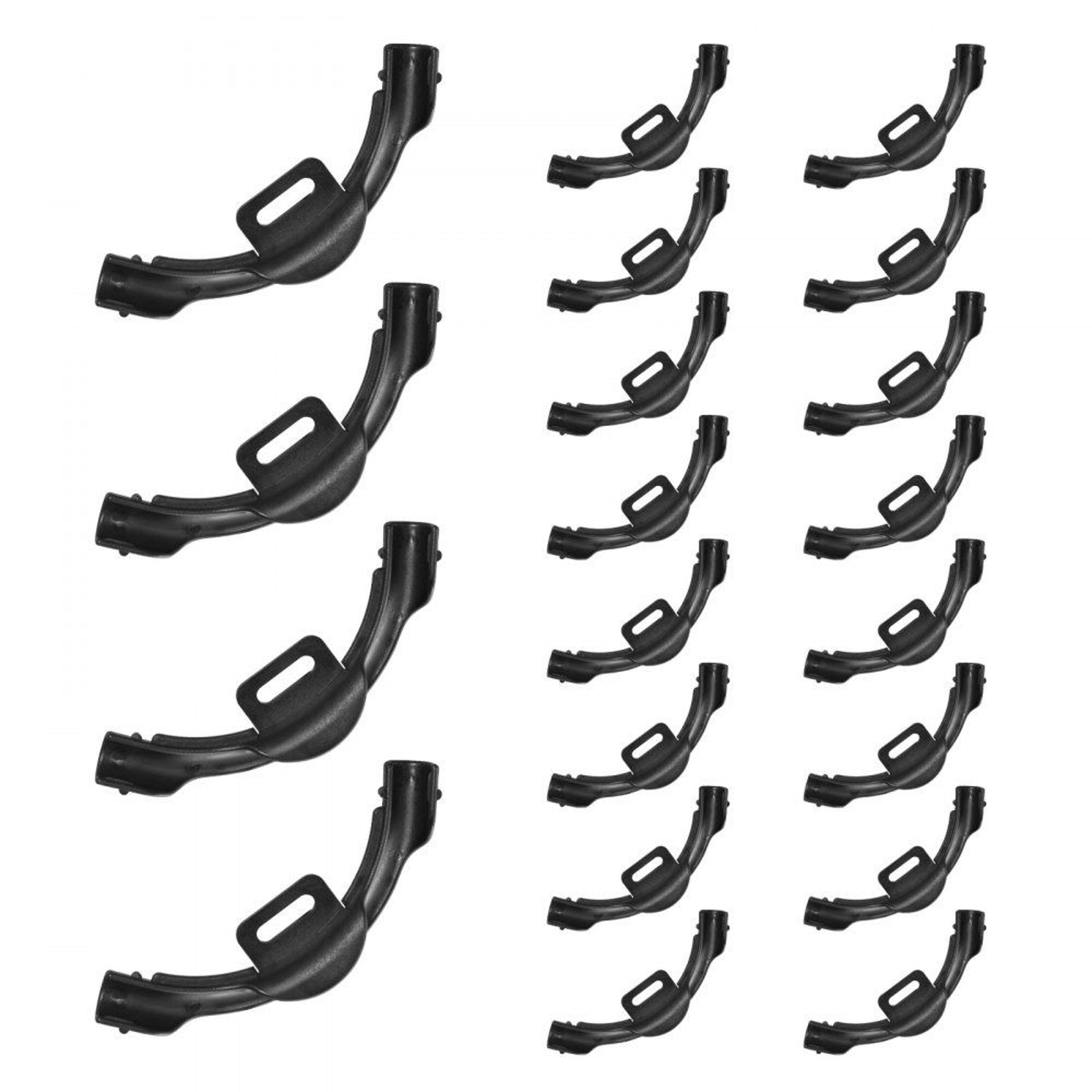 pex tubing bend support 20 pack 1/2 inch 90 degree elbow pipe support clamp