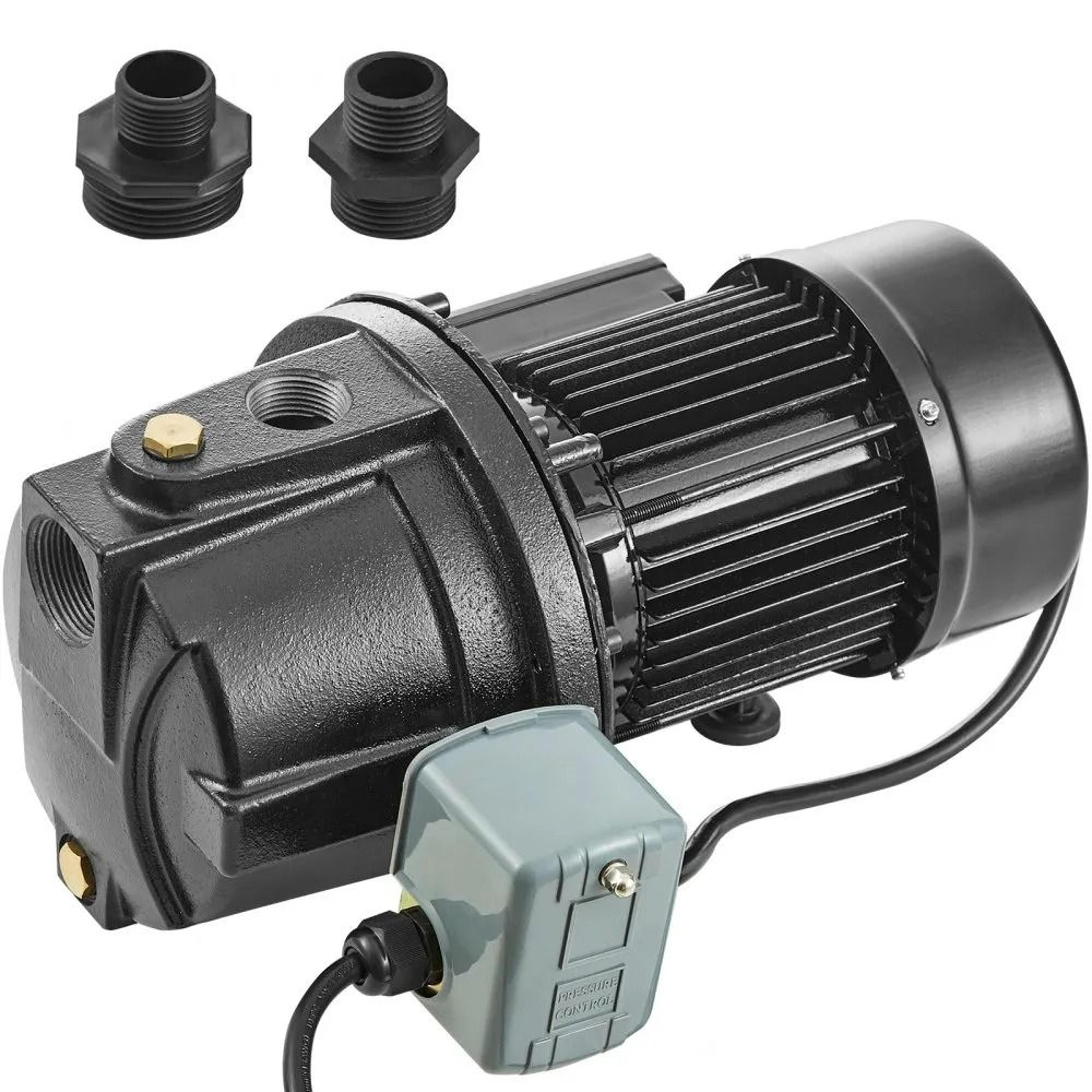 1hp shallow well jet water pump 115v 17.6 gpm cast iron irrigation pump