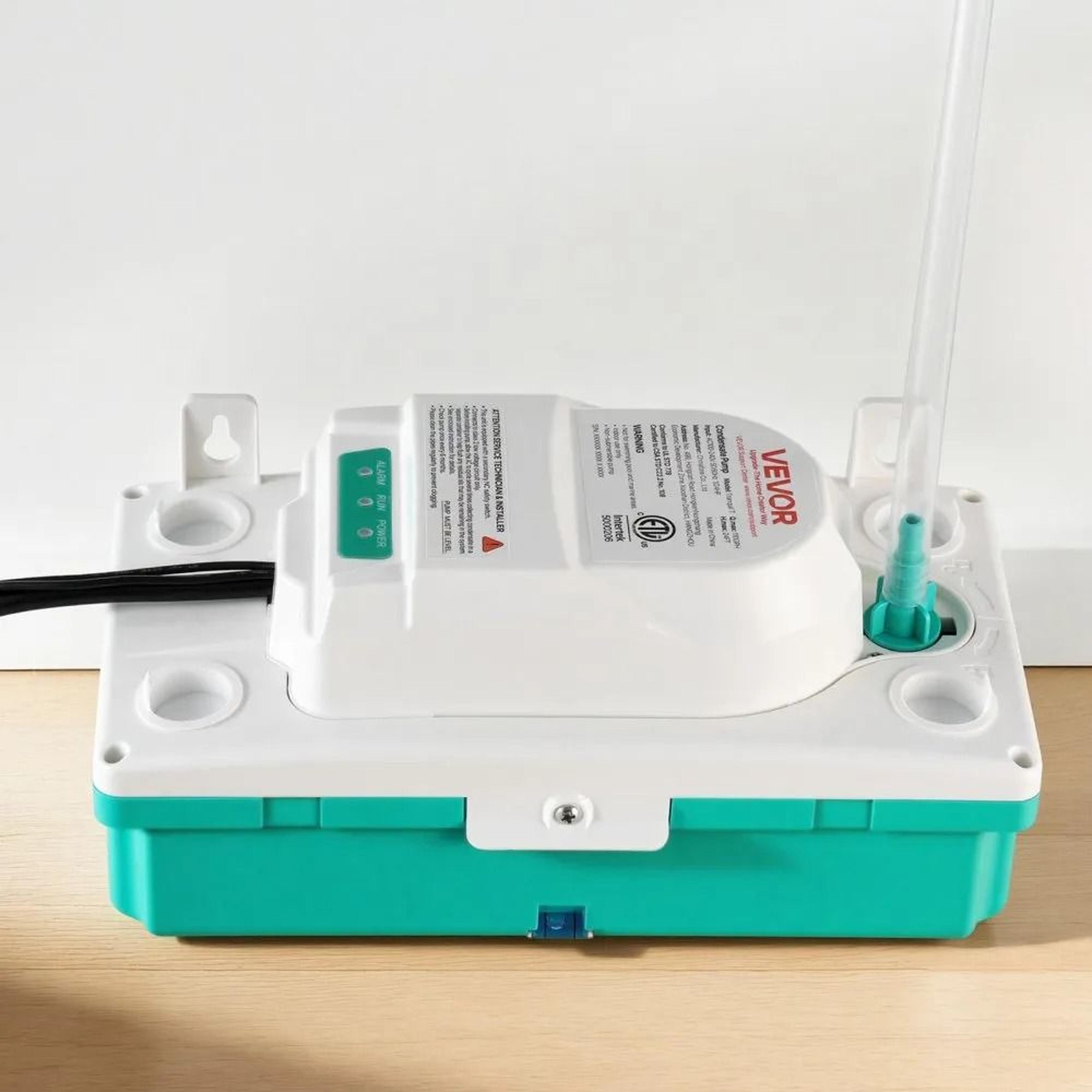 Condensate Pump 124 HP 110 GPH Automatic AC Drain Pump With 24 Ft Lift 6