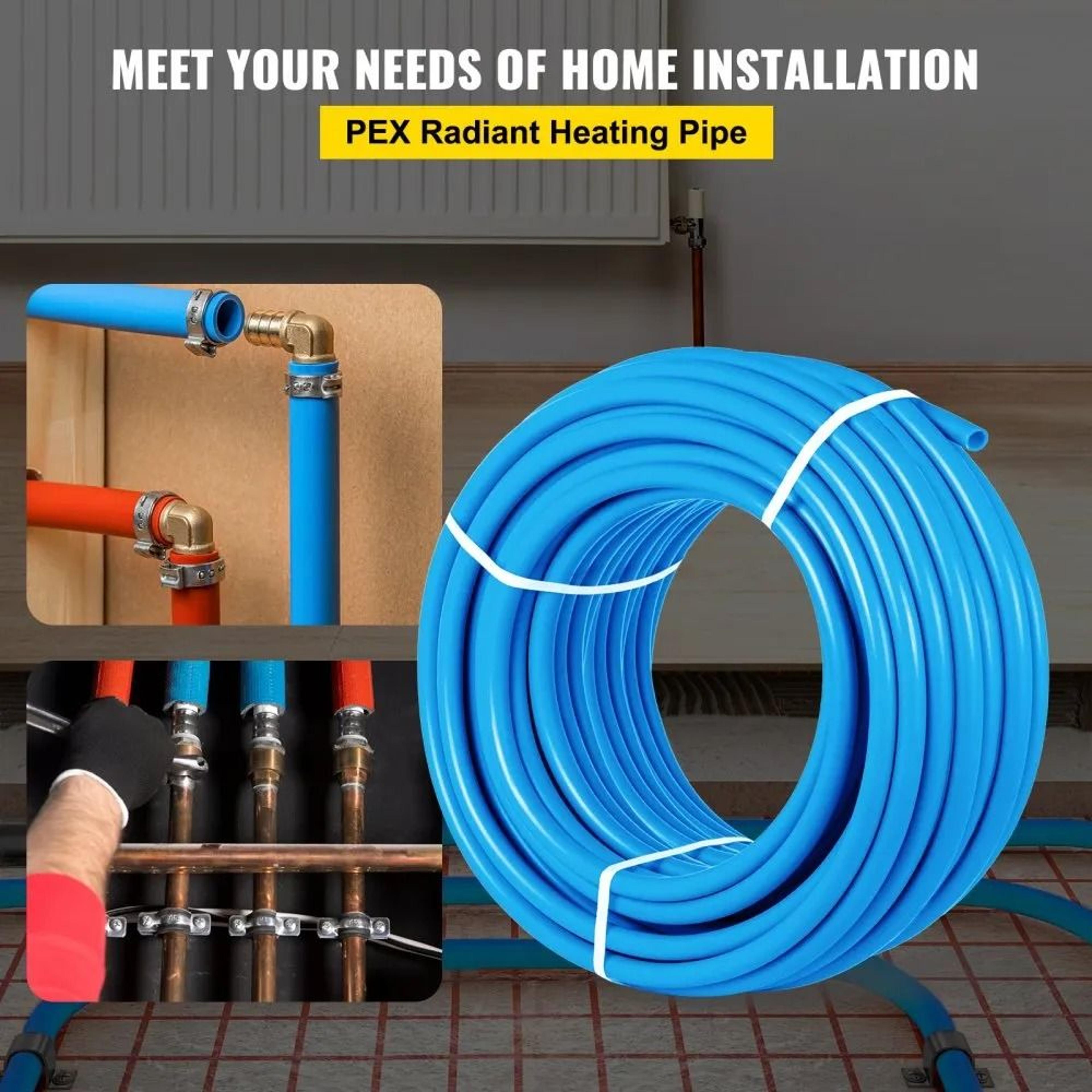 1 Inch PEX Tubing 300ft Blue PEX Pipe For Hot Cold Water Plumbing And Radiant Heating 1
