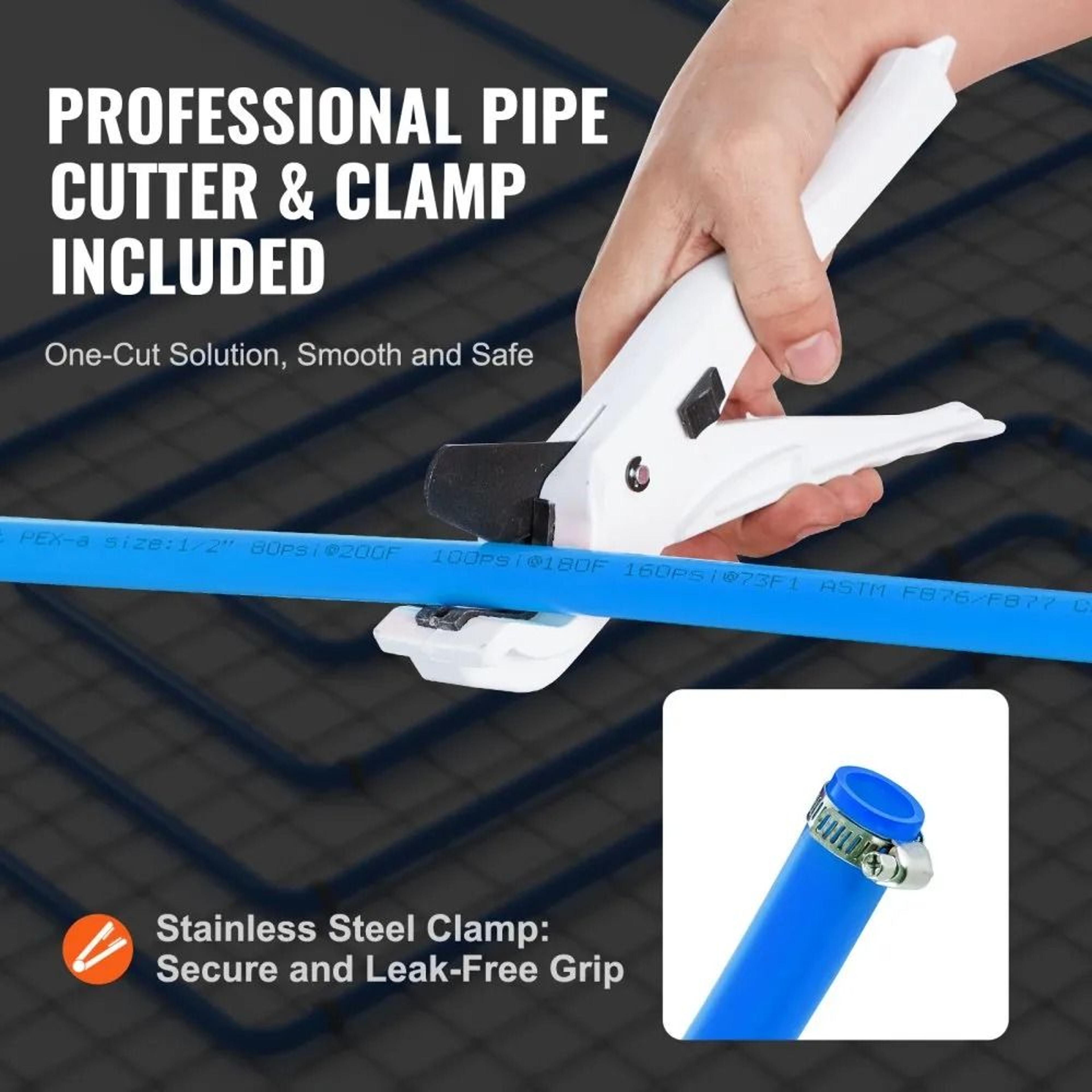 12 Inch PEX Pipe 300FT PEX B Flexible Tubing For Hot Cold Water Plumbing 2