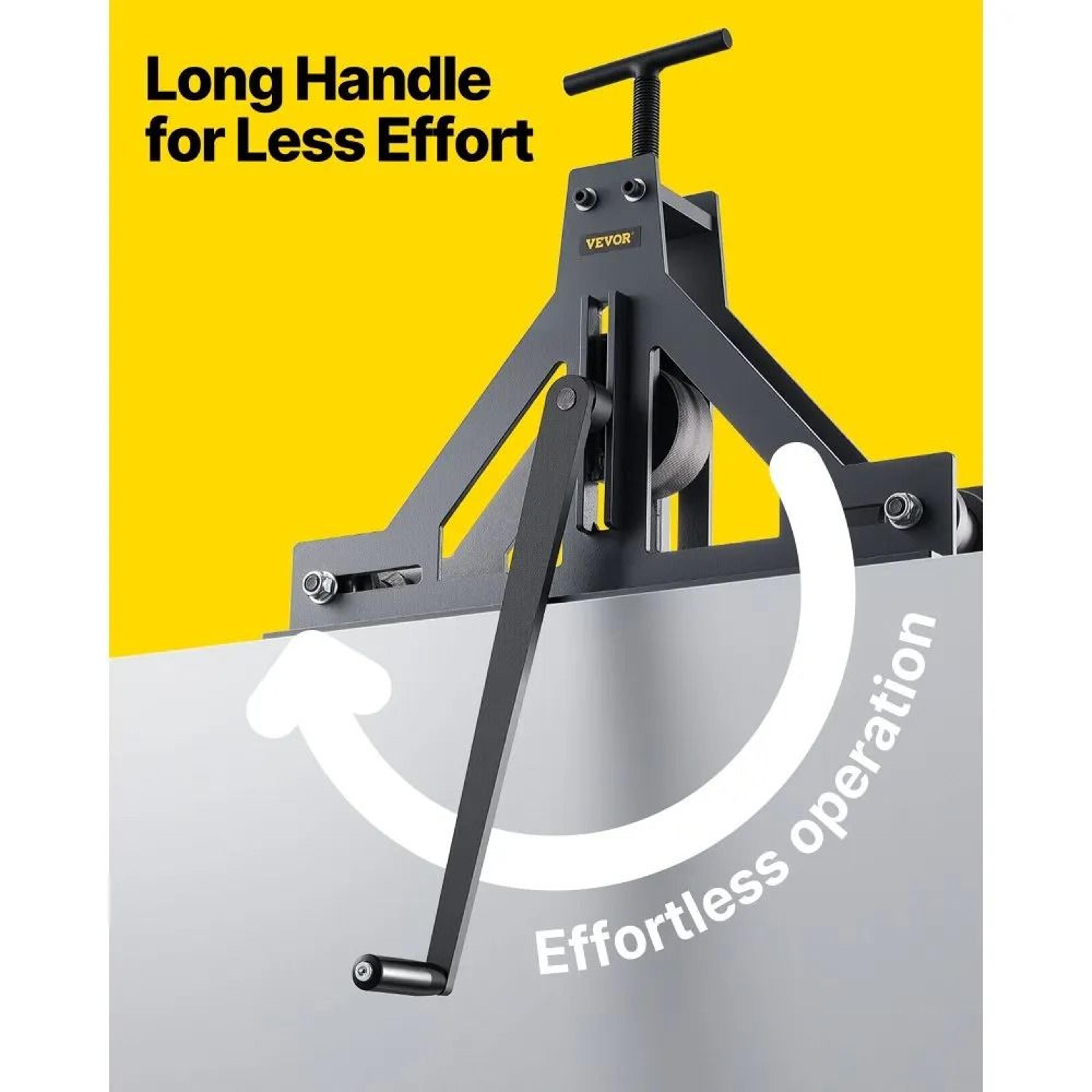 112 Inch Manual Tube Rolling Bender Square Rectangular Tube Bender For Steel Copper Aluminum 5