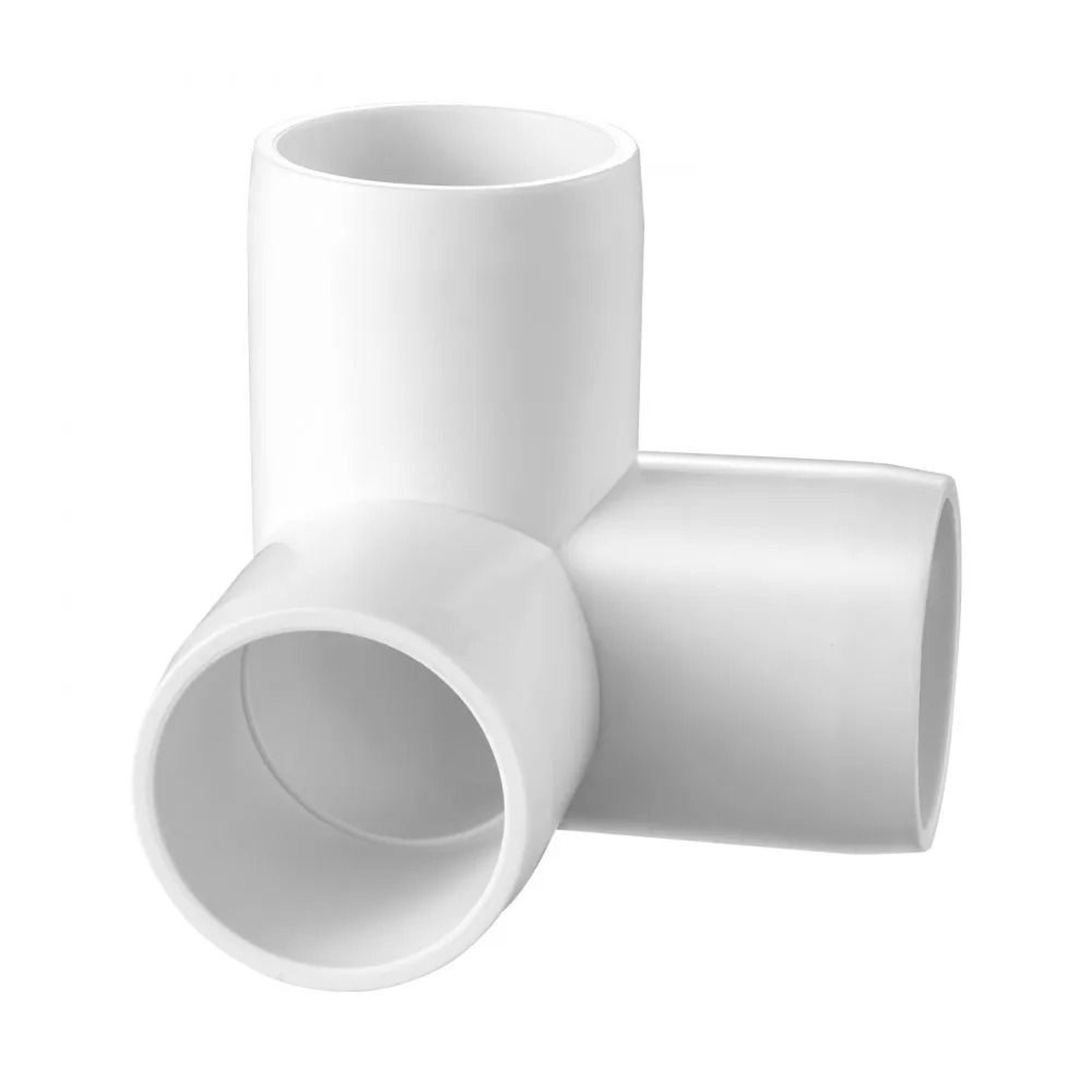 3 Way PVC Fittings 10 Pack 1 Inch Pipe Tee Connectors For DIY Frames Storage Racks And Garden Proje 7