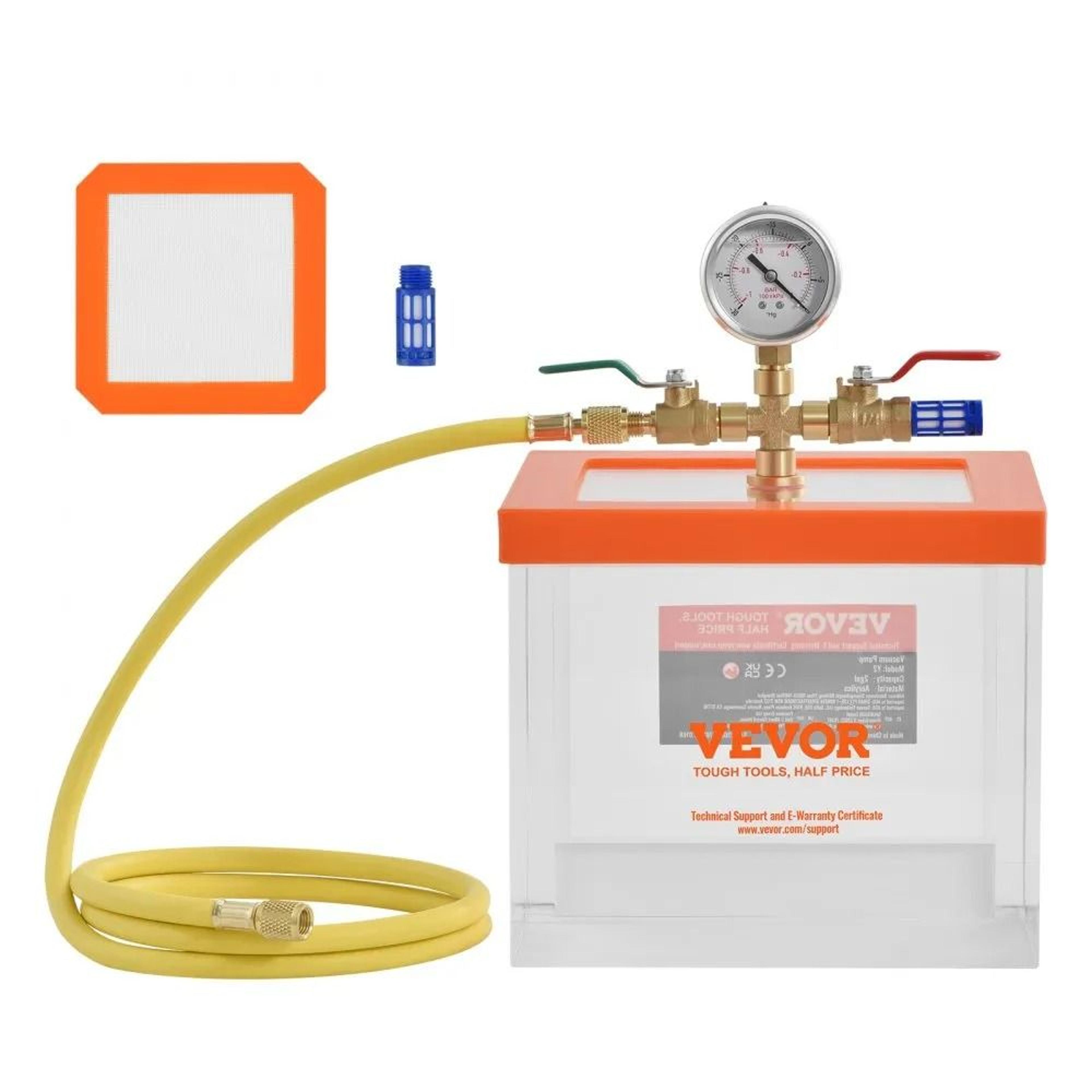 2 Gallon Acrylic Vacuum Chamber For Resin Degassing And Bubble Free Crafts 7