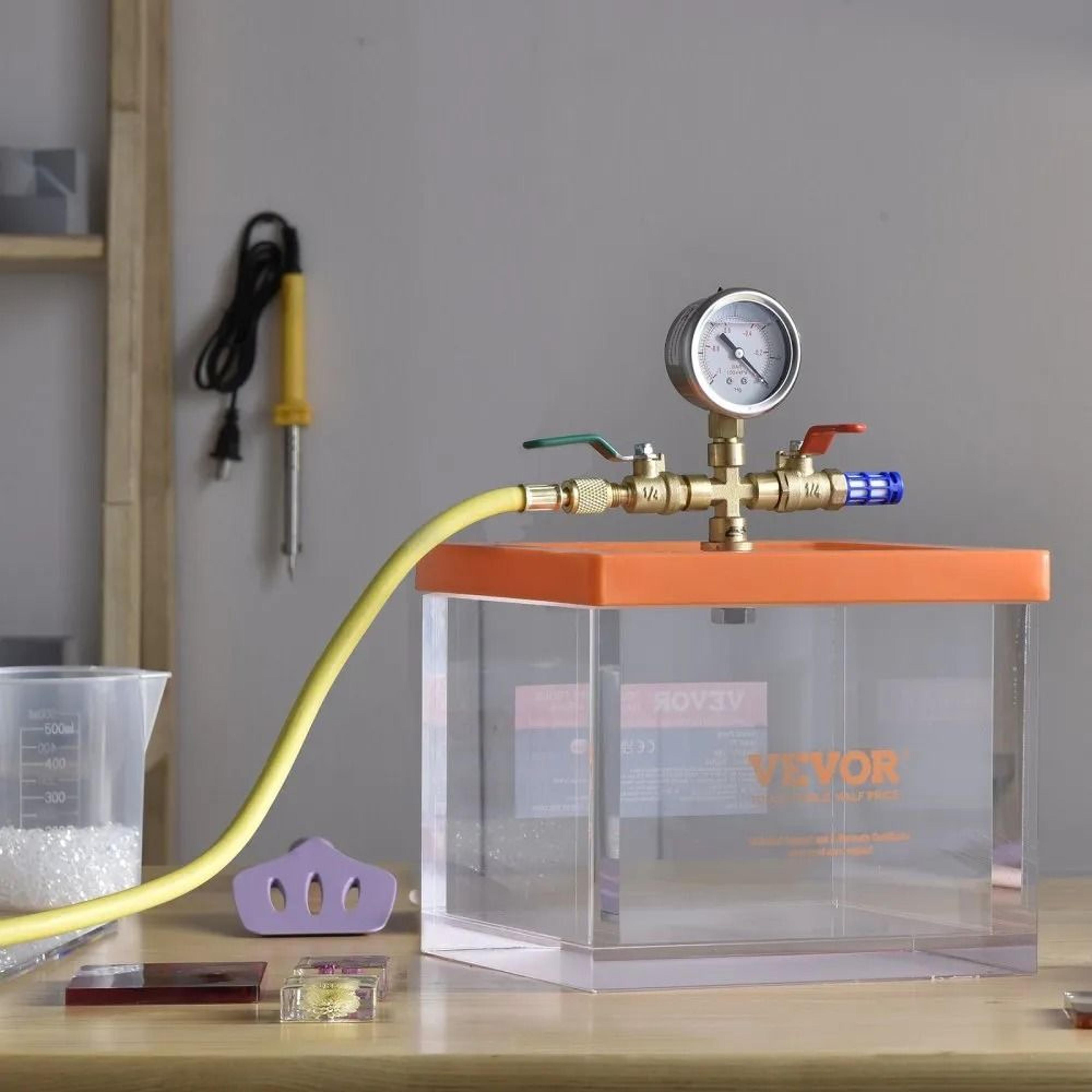 2 Gallon Acrylic Vacuum Chamber For Resin Degassing And Bubble Free Crafts 6