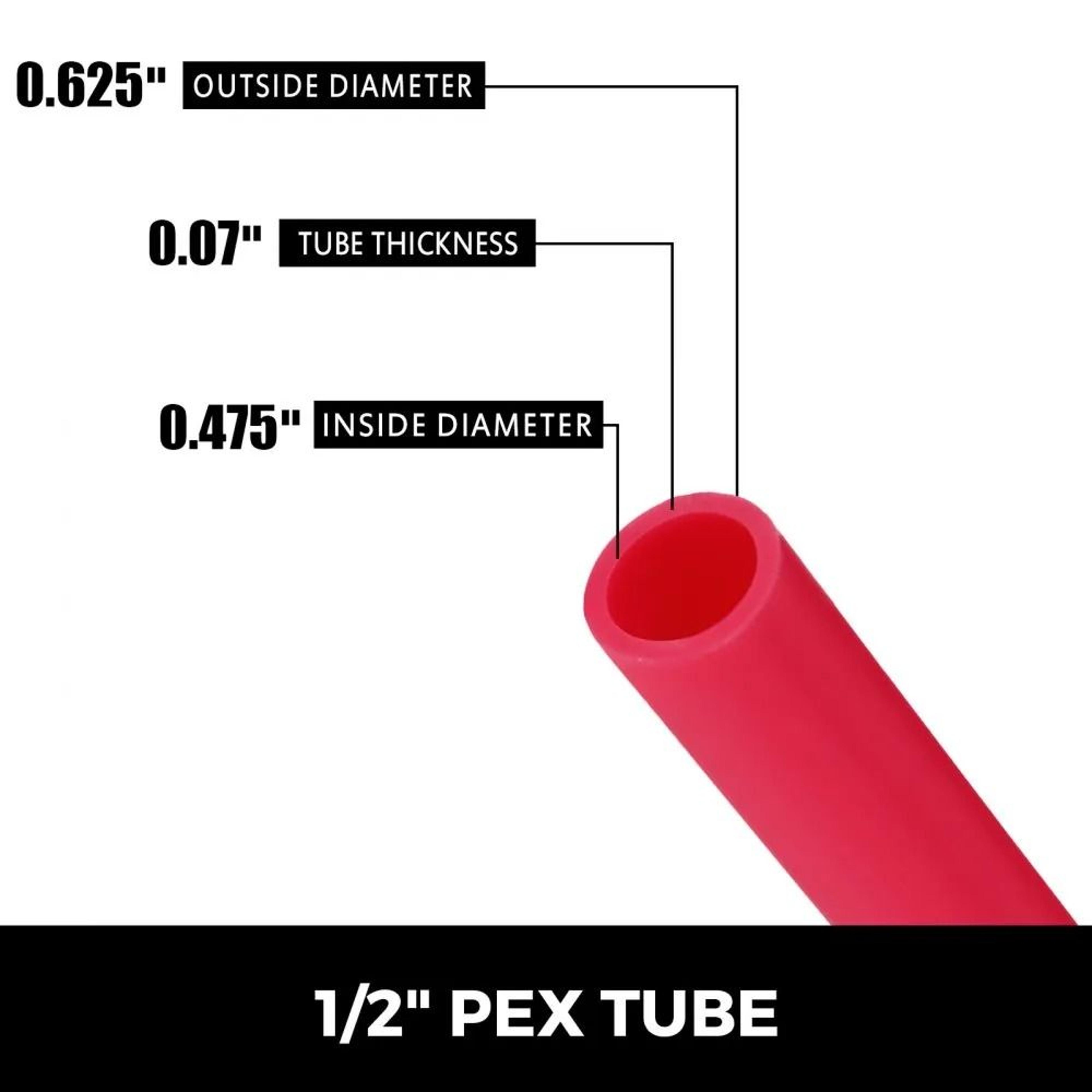 12 Inch 500ft Oxygen Barrier PEX Tubing EVOH PEX B Pipe For Radiant Floor Heating And Hydronic Syst 2