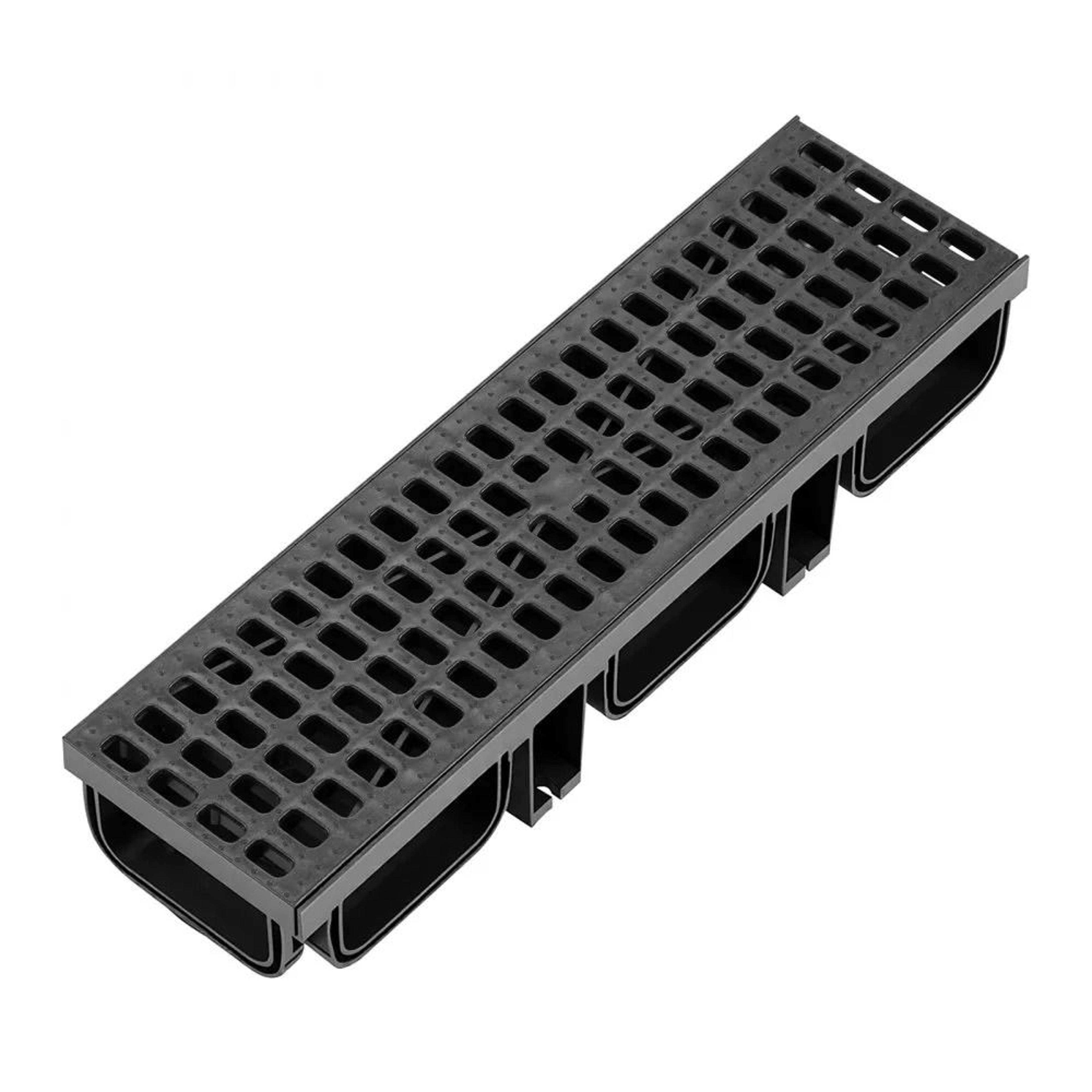 Trench Drain 6 Pack 201 Inch HDPE Linear Channel Drain With Grates For Driveway Patio Pool And Gard 8