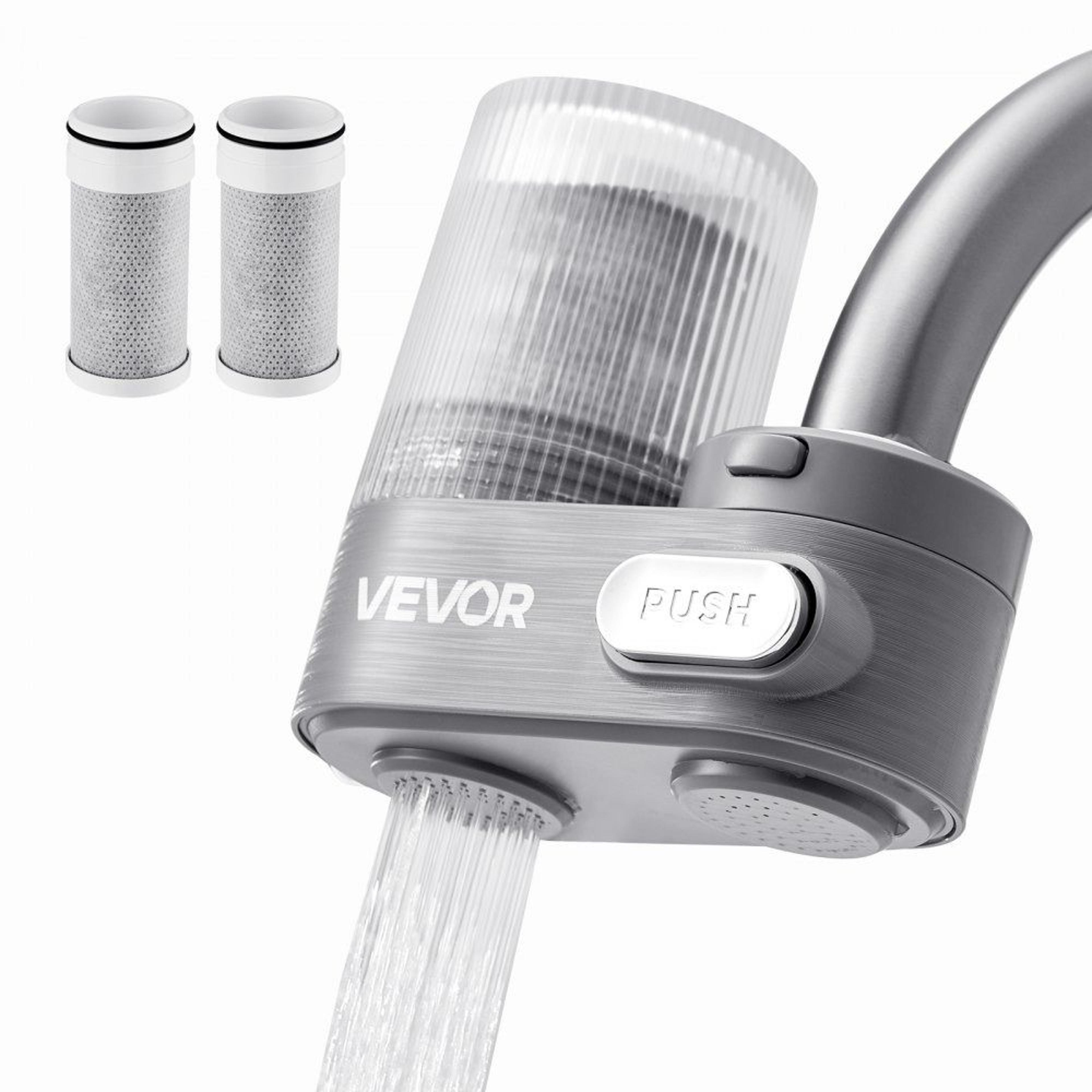 Faucet Mount Water Filter With Carbon Fiber Purification For Clean Kitchen Sink Water 6