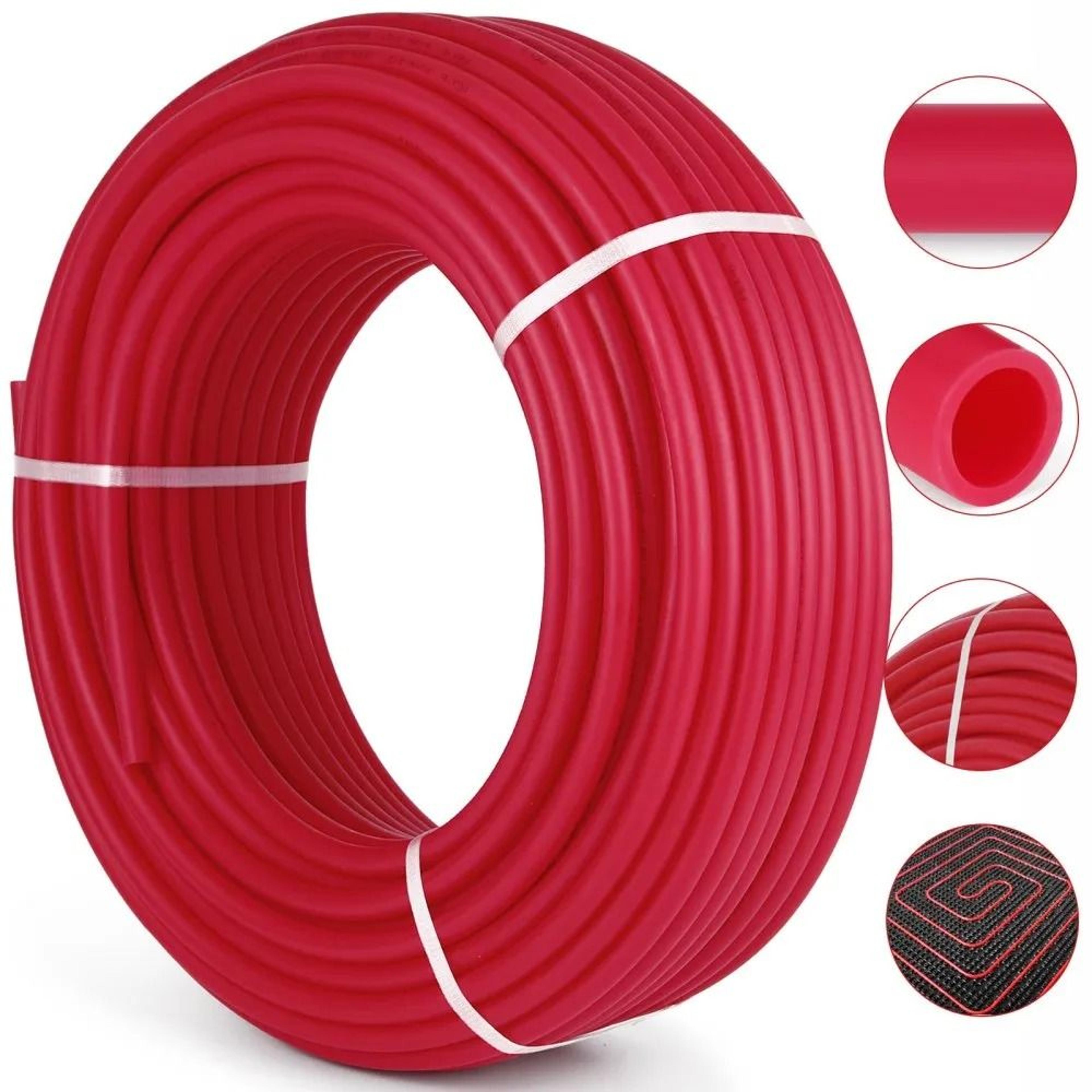 3/4 inch 300ft red pex tubing oxygen barrier pex pipe for radiant floor heating