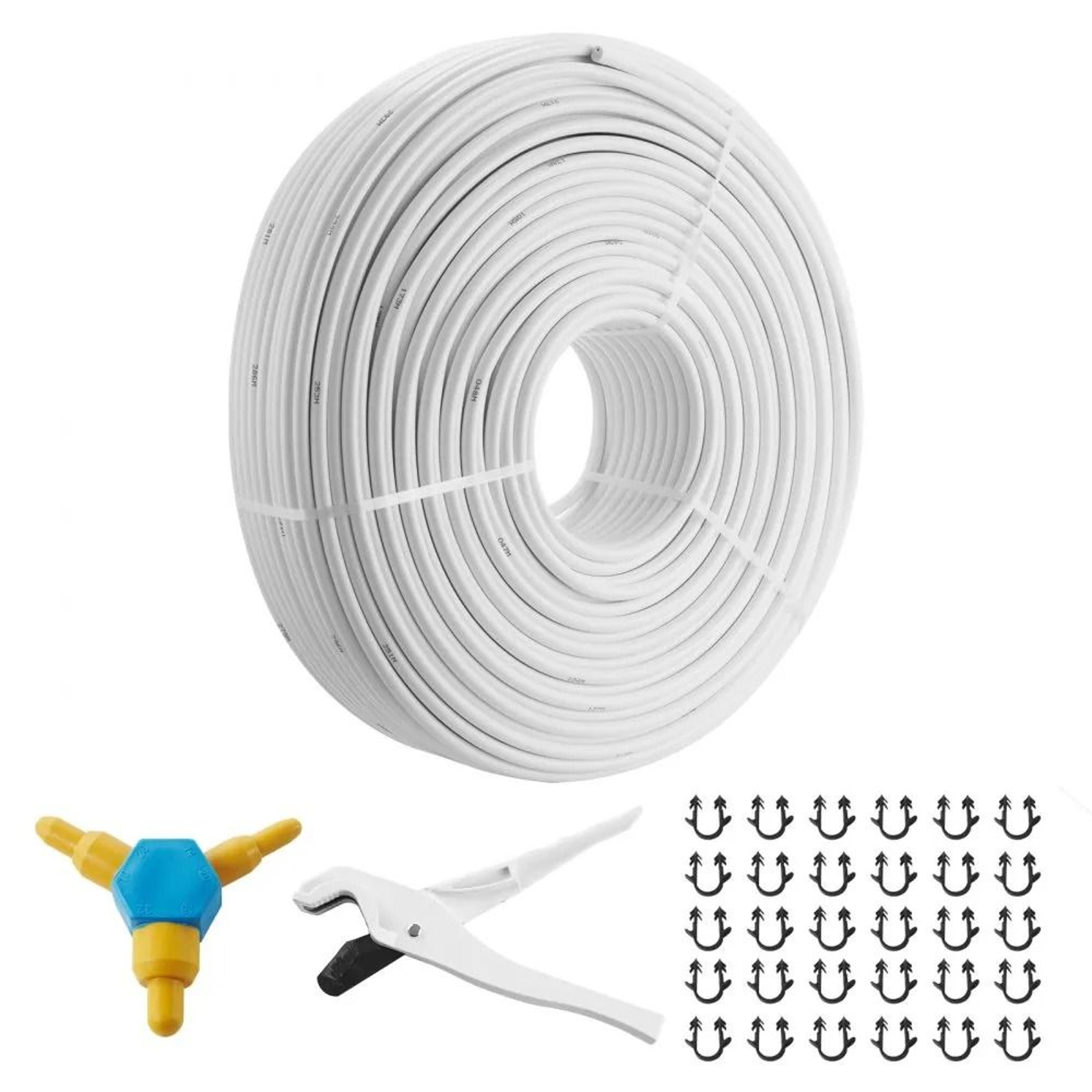 5/8 inch pex al pex tubing 984ft oxygen barrier radiant floor heating pipe