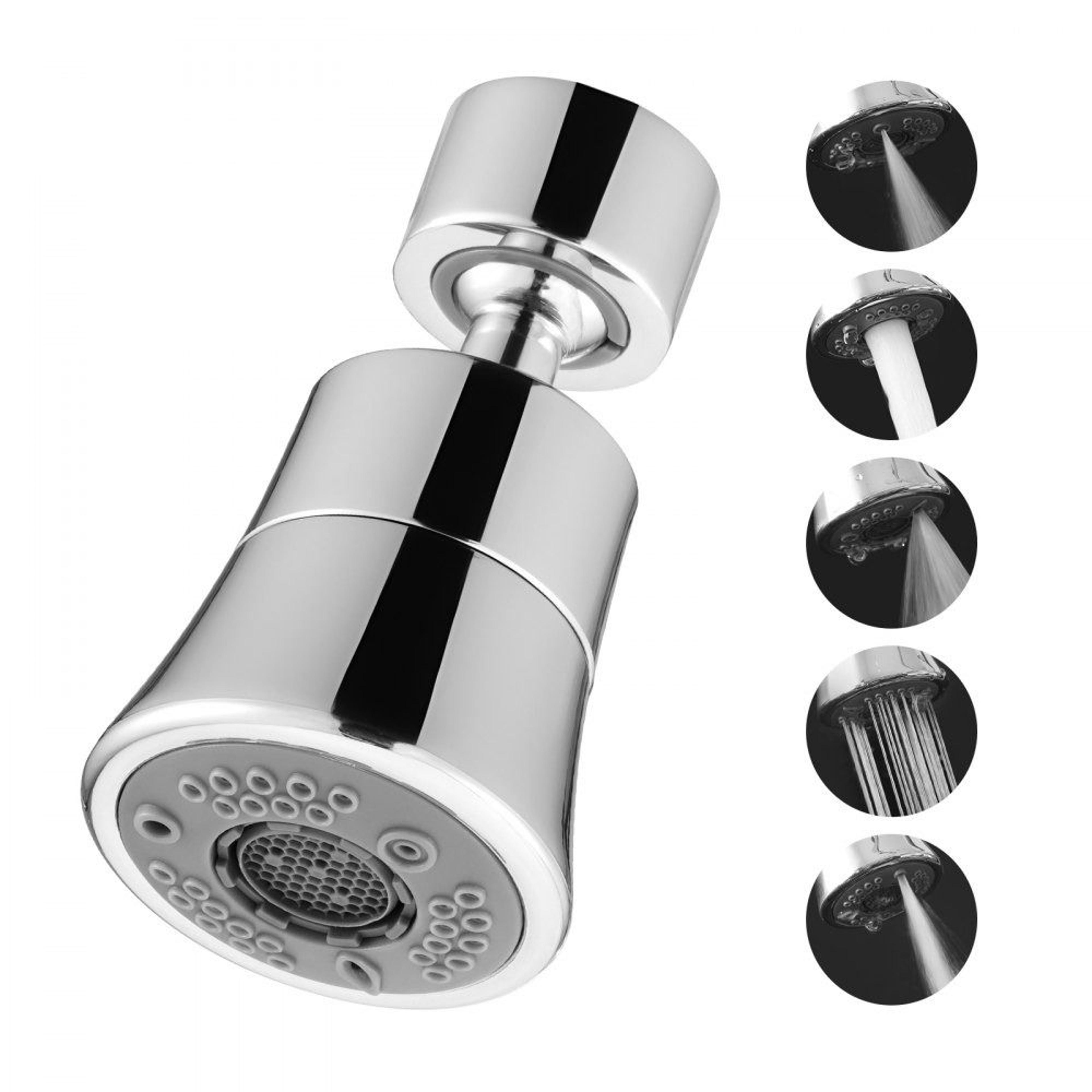 360° swivel faucet aerator 5 mode kitchen sink sprayer attachment