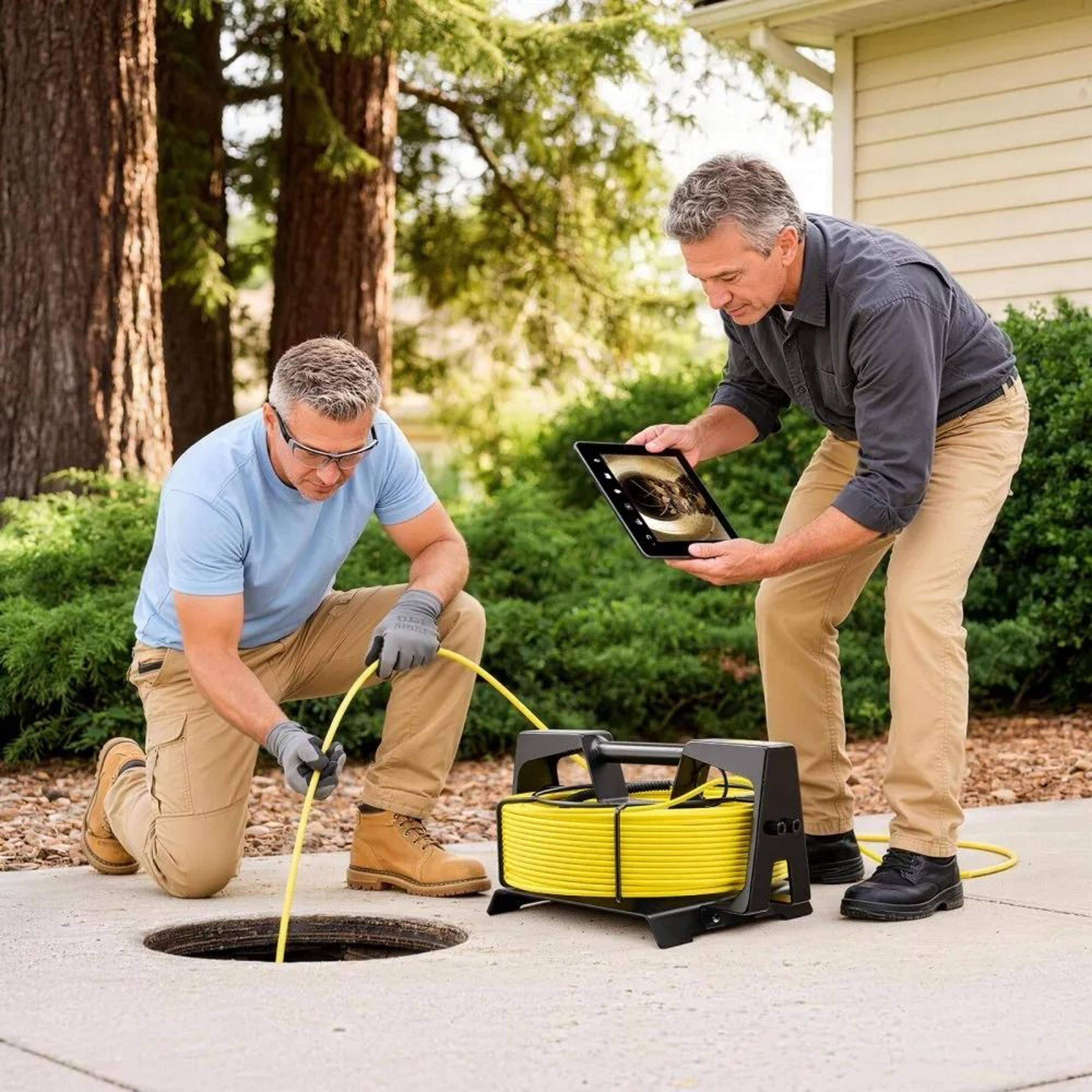 WiFi Sewer Camera 20m HD Drain Pipe Inspection Camera With IP68 Waterproof Cable 6