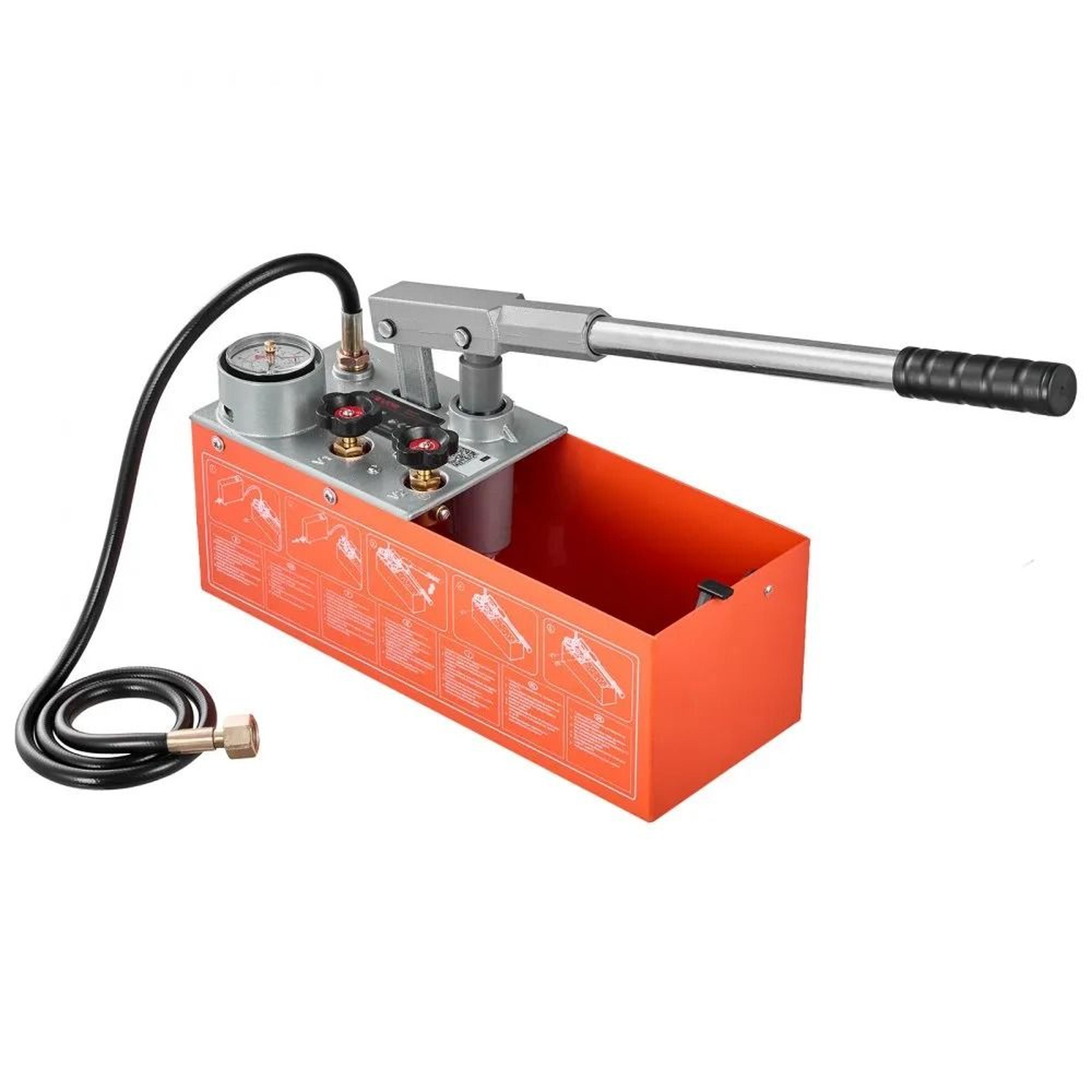 Hydrostatic Test Pump 60 Bar Manual Water Pressure Tester Kit 7