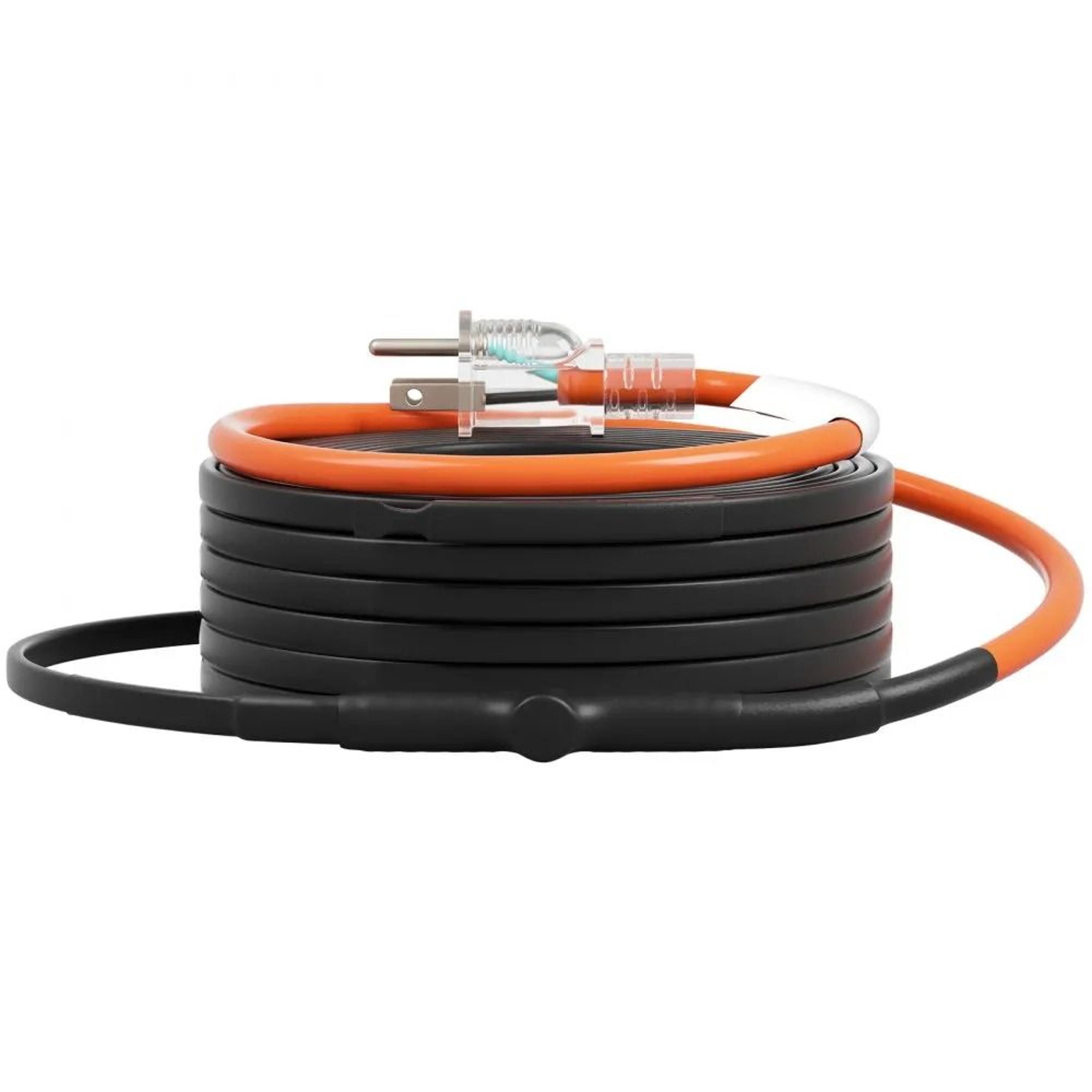 40FT Self Regulating Pipe Heating Cable With Thermostat Freeze Protection Heat Tape 8