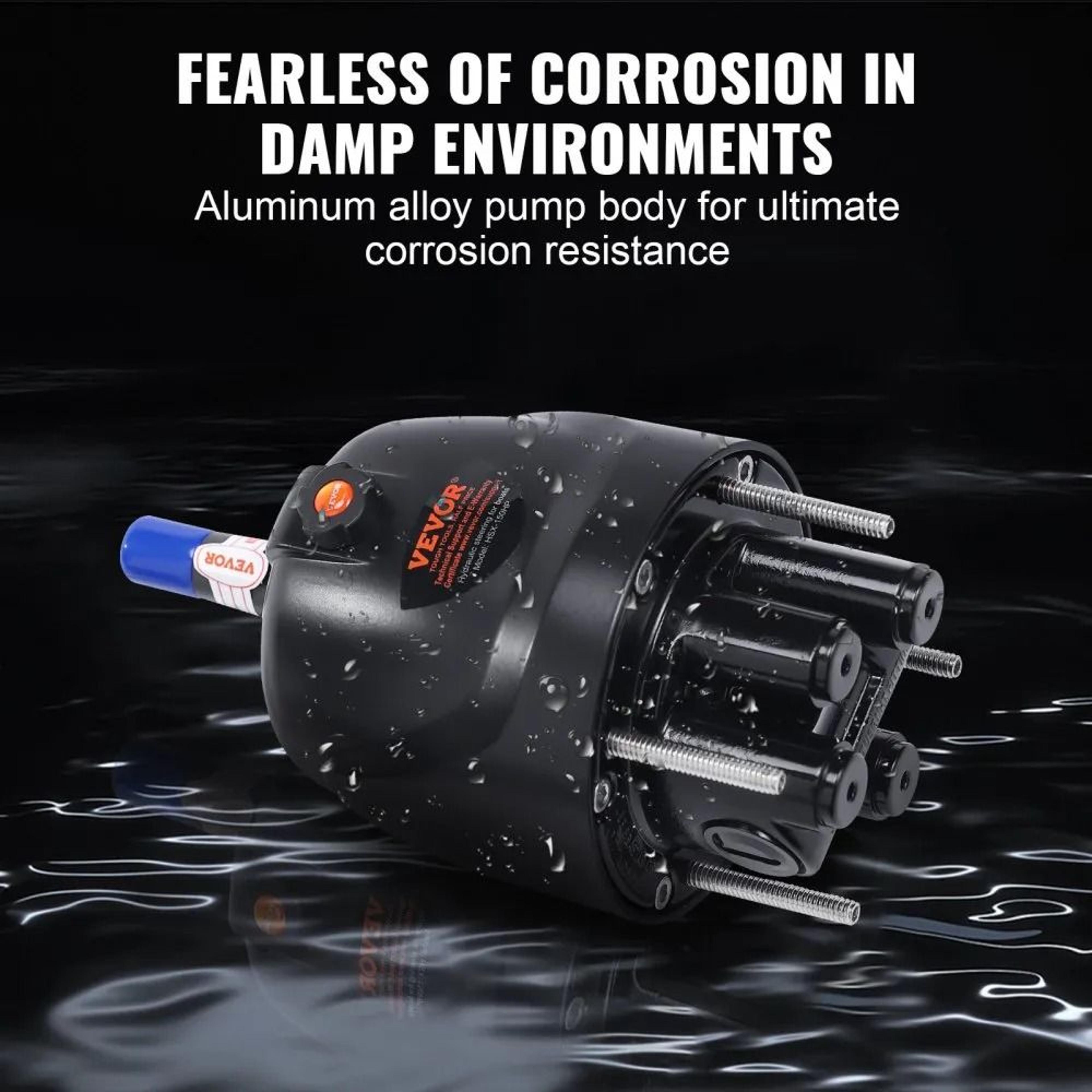 150HP Hydraulic Outboard Steering Pump With Stainless Steel ORB Fittings 2