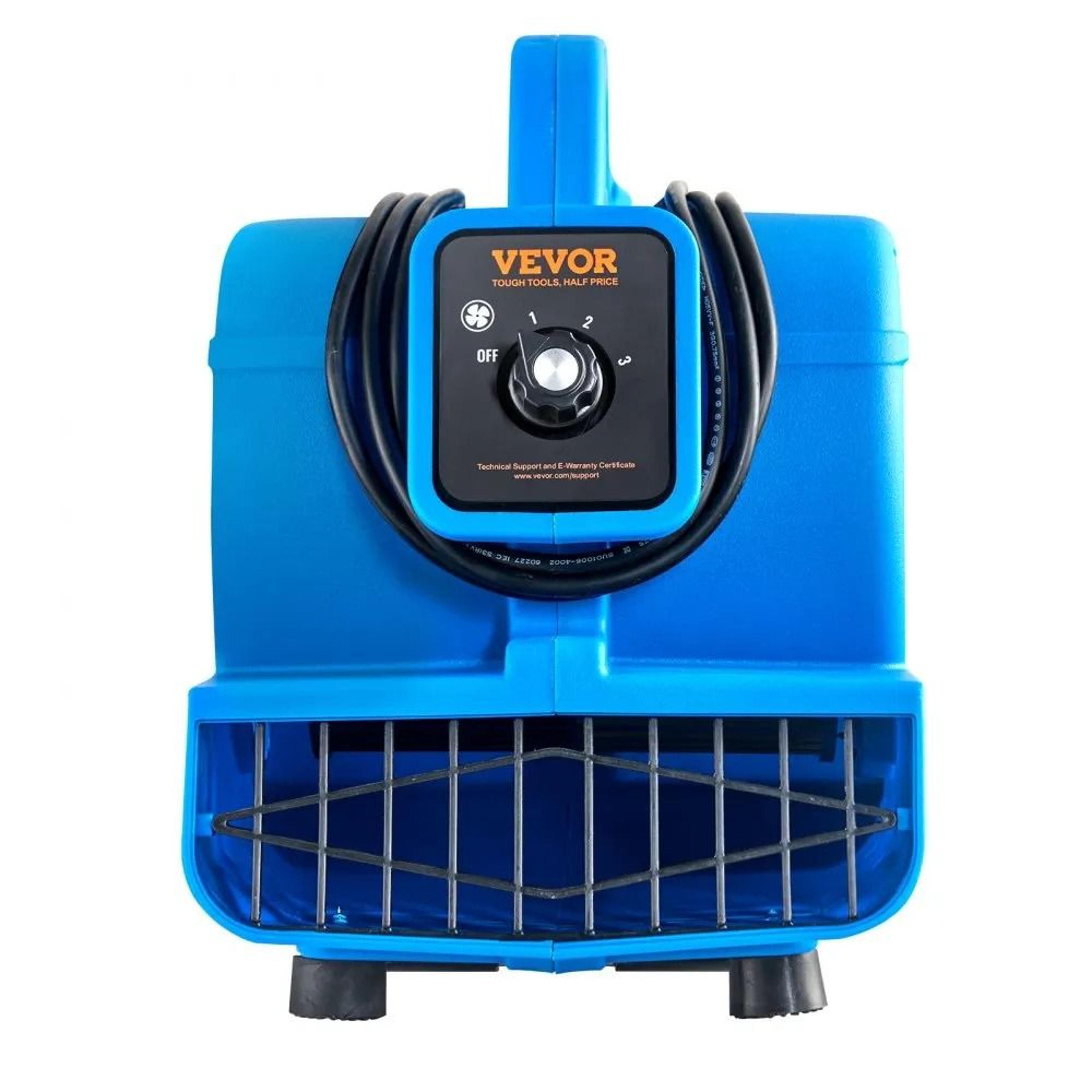 600 CFM Air Mover Floor Blower And Carpet Dryer Fan With 3 Speeds And 4 Angles 7