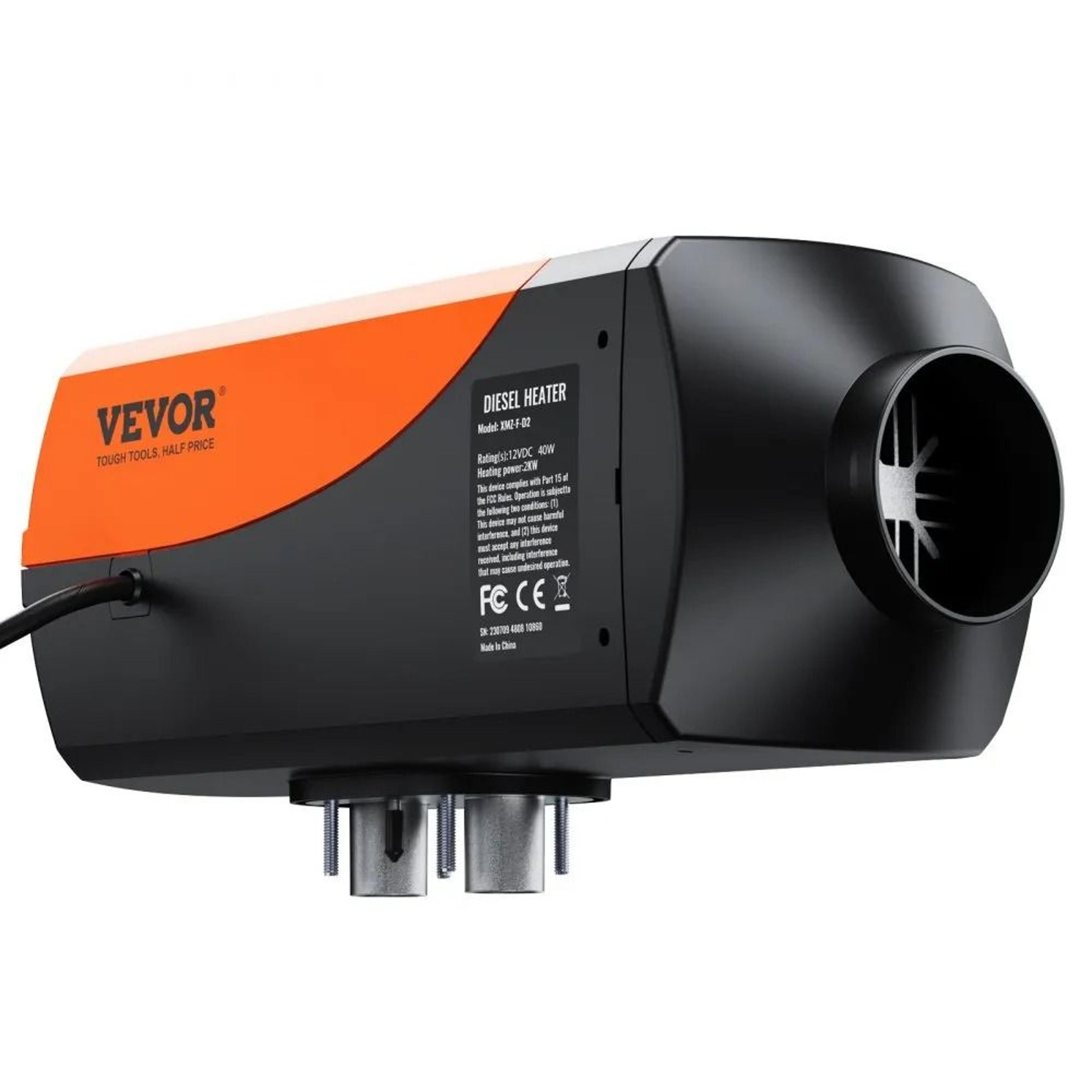 2KW Diesel Air Heater 12V 24V With 10L Tank LCD And Remote Control 9