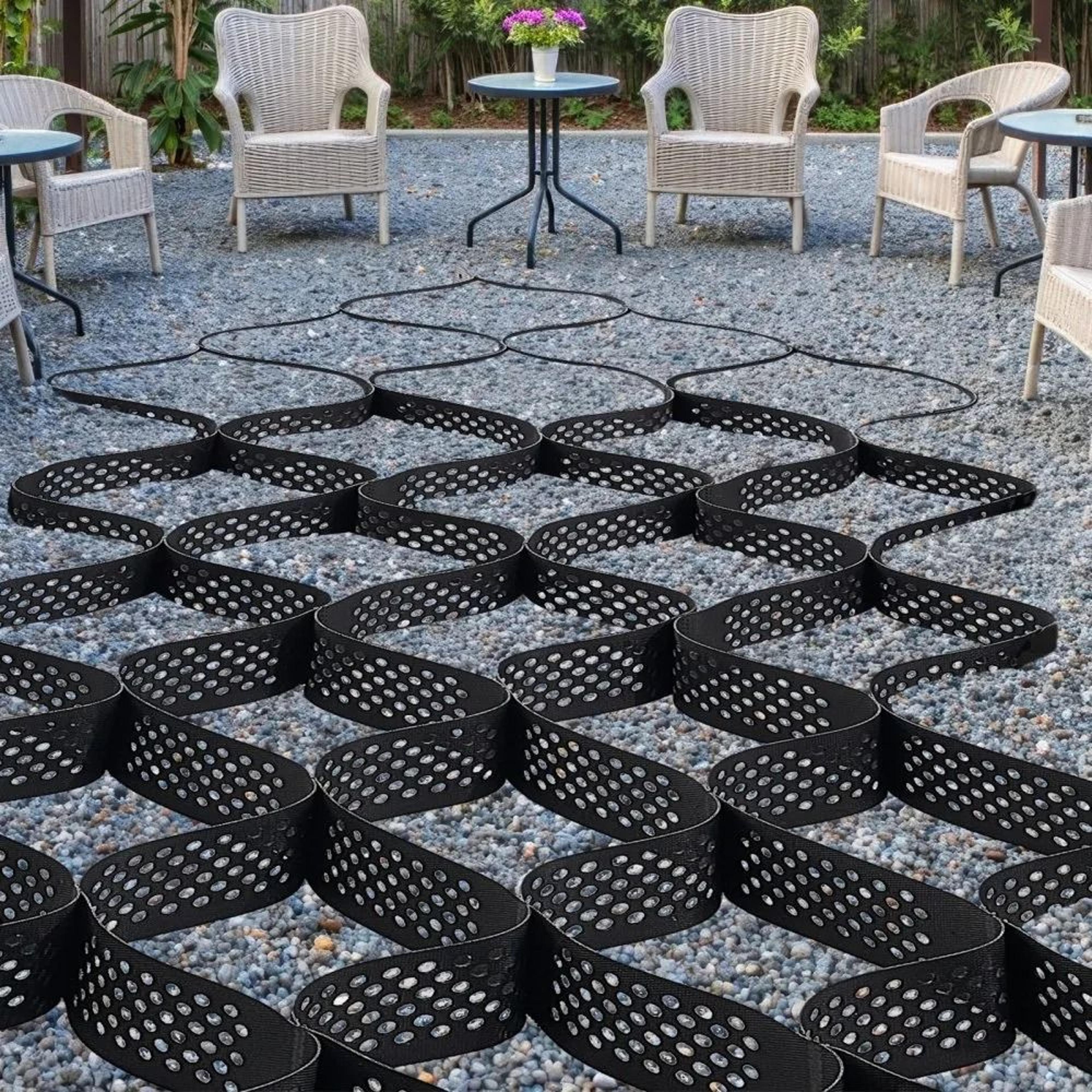 4 Inch Gravel Grid Heavy Duty Driveway Stabilization Grid 1706 X 886 FT HDPE Geocell 5